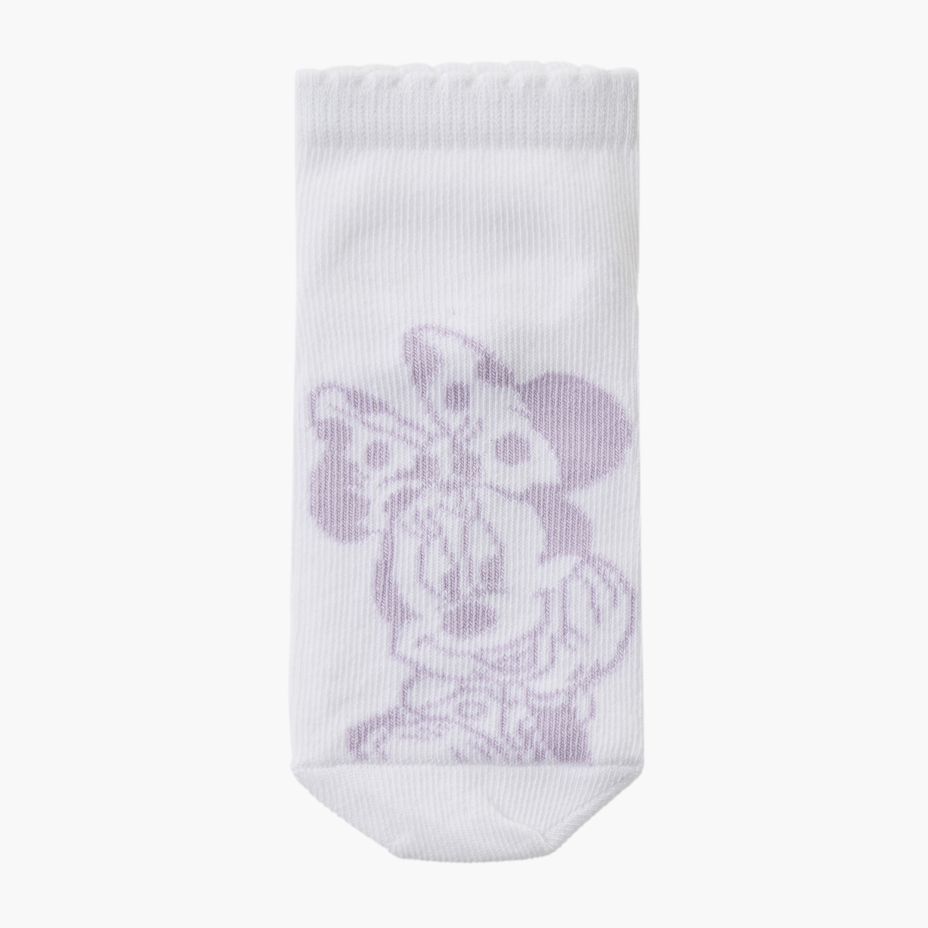 طقم 3 جوارب للبنات بطبعة ميني ماوس من ديزني-girls-accessories-socks-image-3