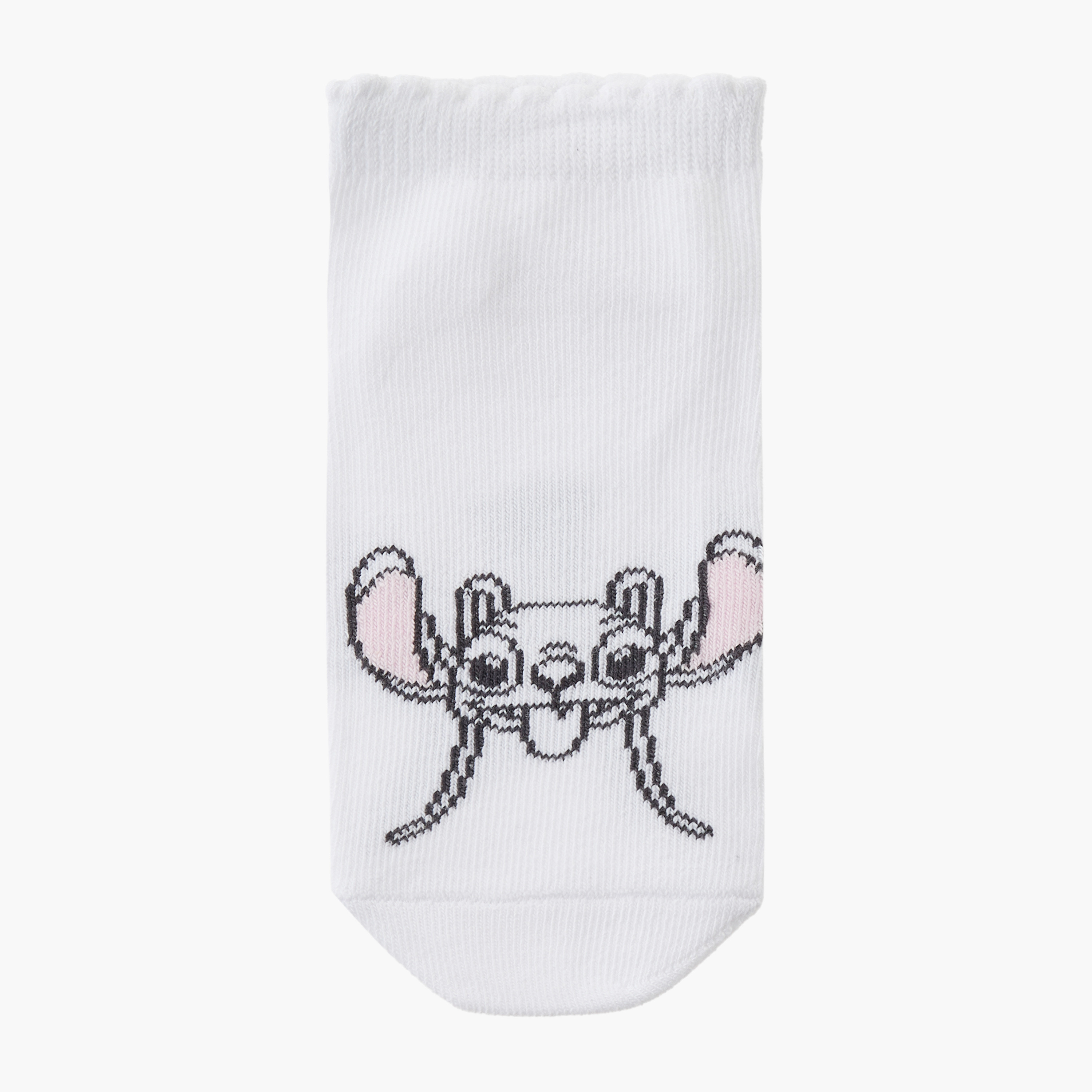 طقم جوارب 3 أزواج للبنات بطبعات ستيتش من جونيورز-girls-accessories-socks-image-3