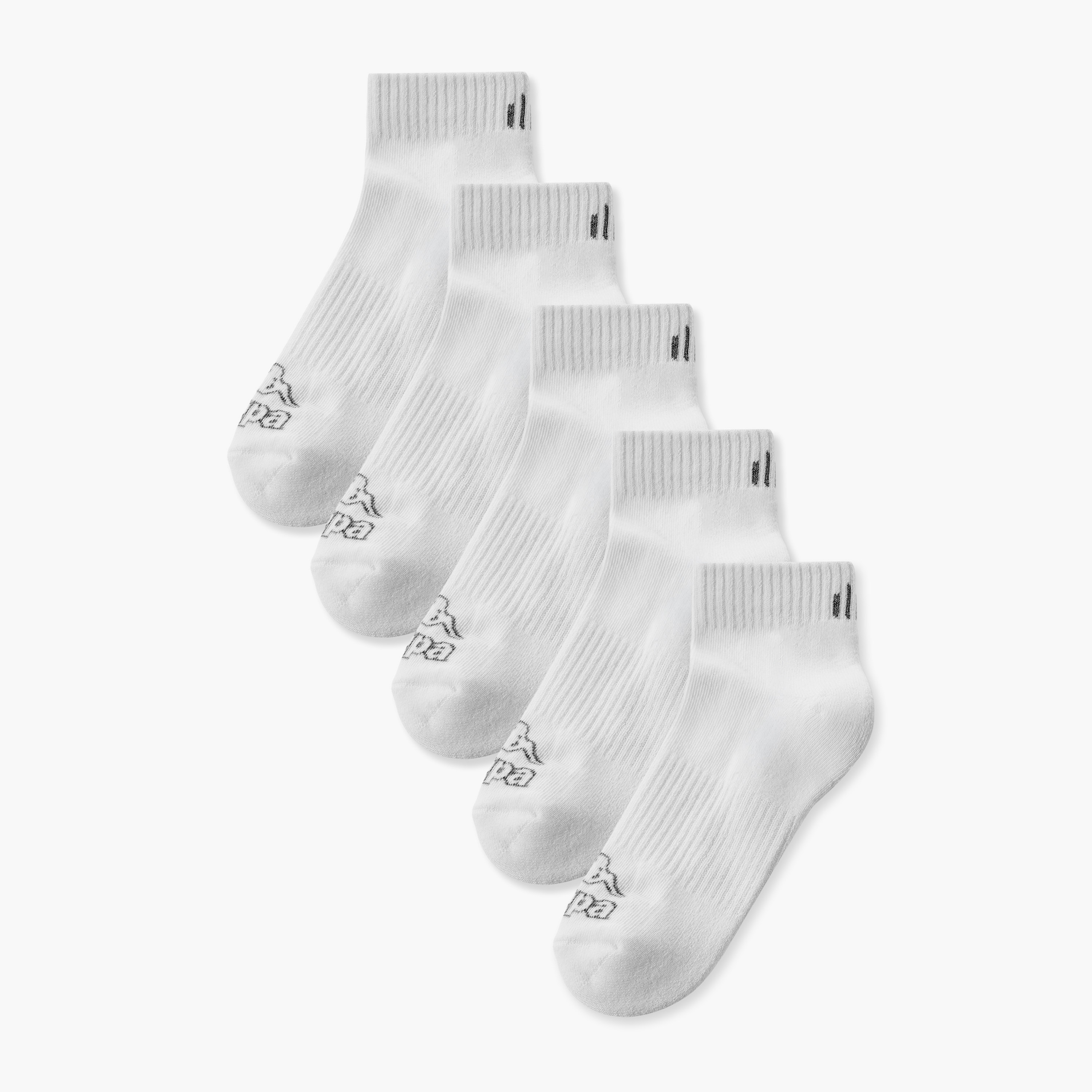 طقم جوارب 5 أزواج بطول الكاحل للبنات من كابا-girls-accessories-socks-image-1