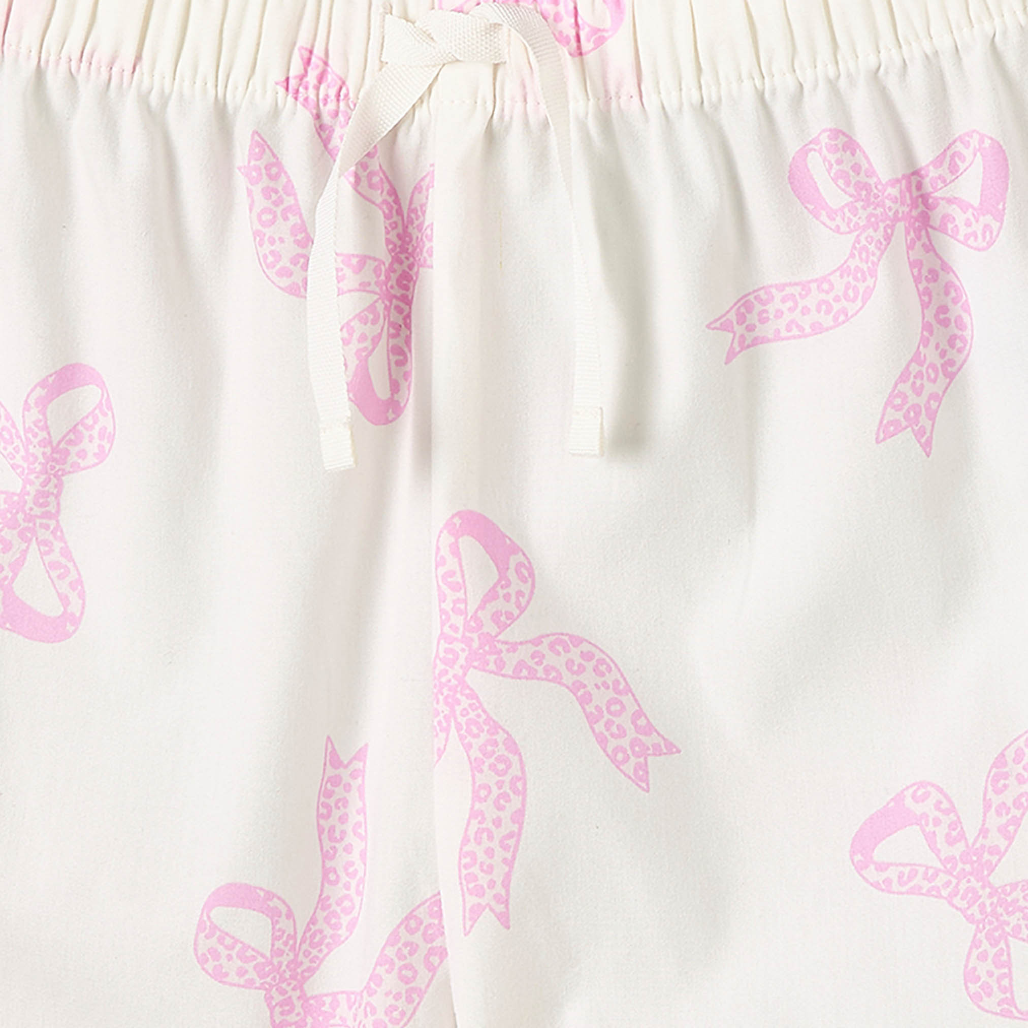 طقم بيجاما قطنية بطبعات فيونكات بياقة وأكمام طويلة من جونيورز-girls-clothing-nightwear-image-6
