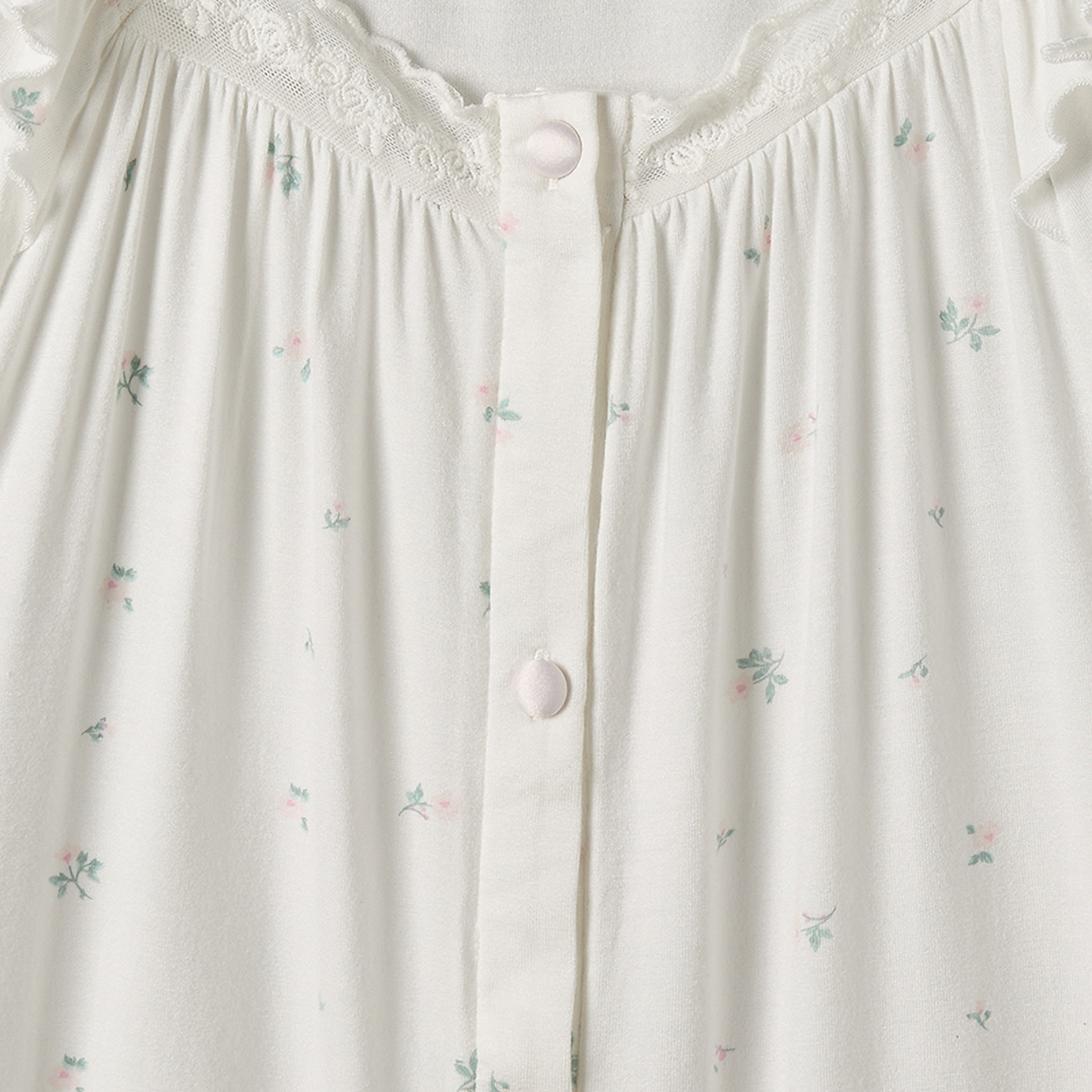 طقم بيجاما قطن بياقة مستديرة وأكمام طويلة بطبعات ديناصورات من جونيورز-girls-clothing-nightwear-image-5