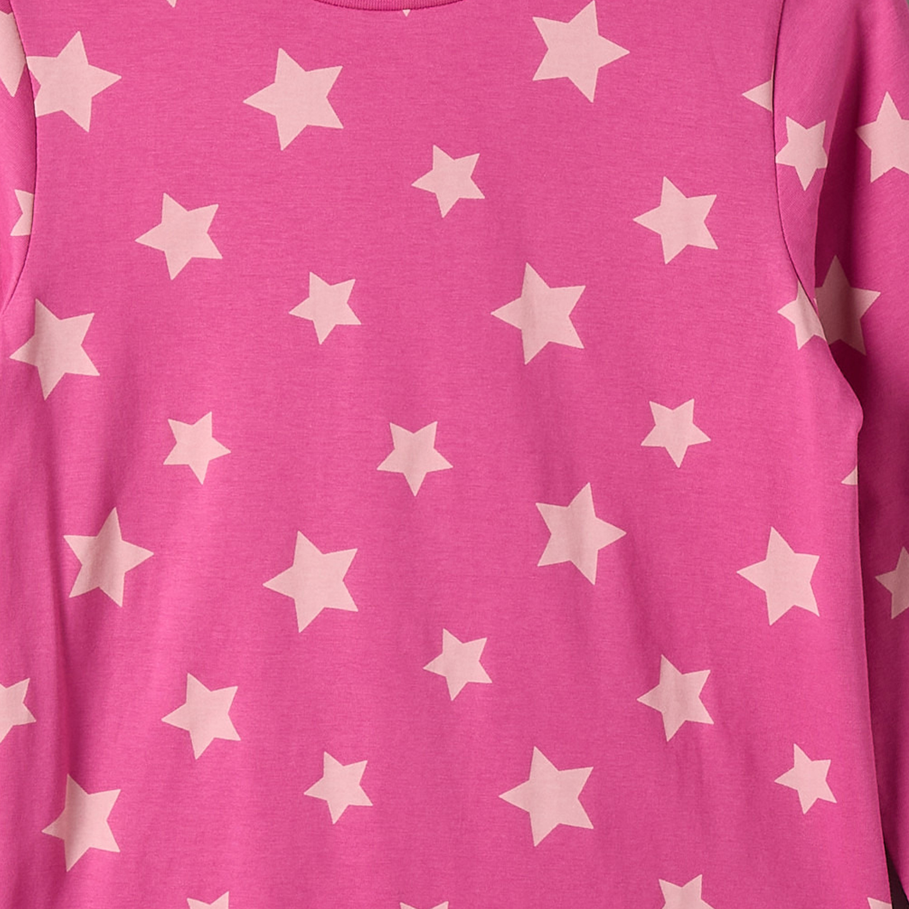 Pack of 2 Juniors Cotton Crew Neck Long Sleeves Pyjama Set with Assorted Print-boys-clothing-nightwear-image-10
