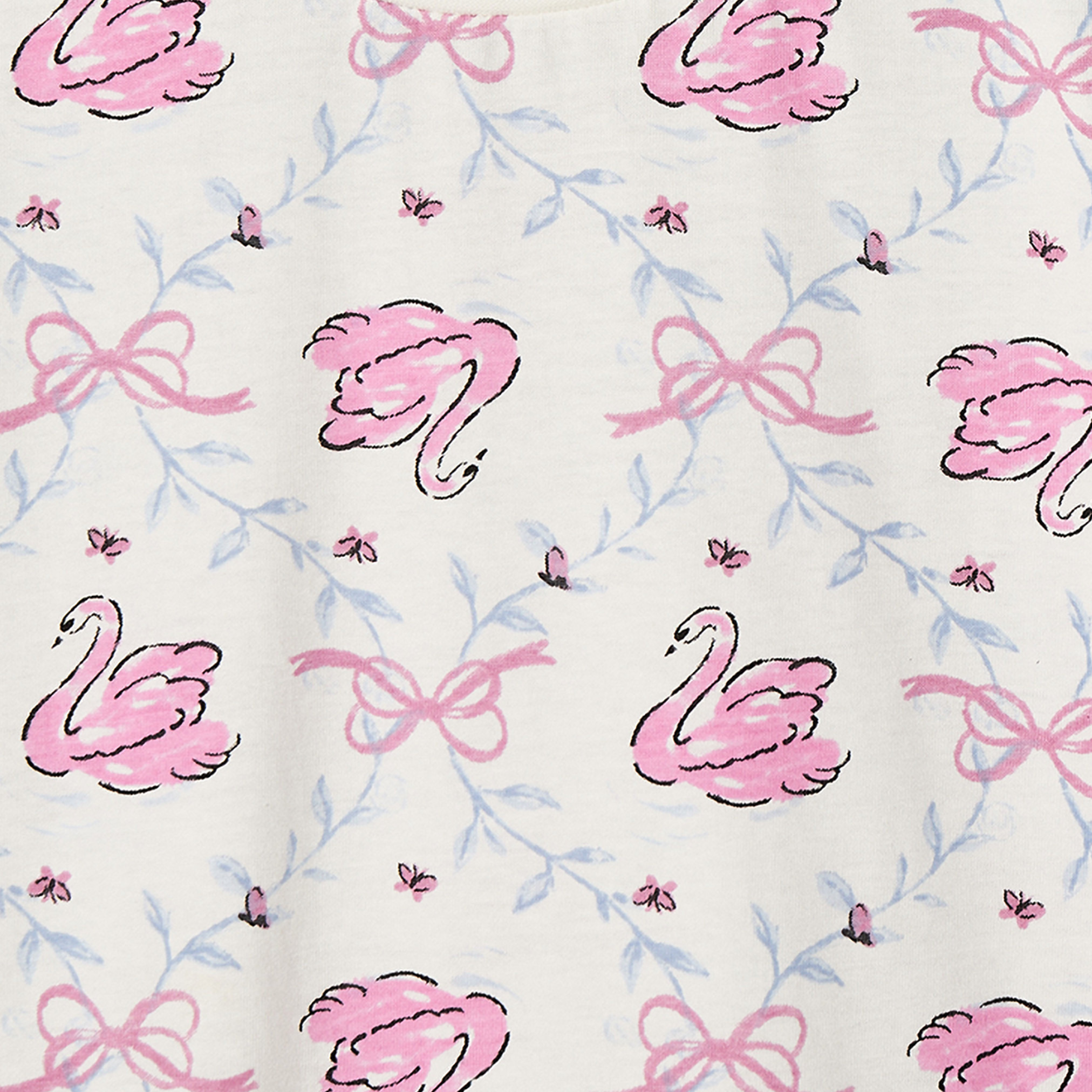 طقم من 2 - طقم بيجاما قطن بياقة ضيقة وأكمام طويلة وطبعات من جونيورز-girls-clothing-nightwear-image-8
