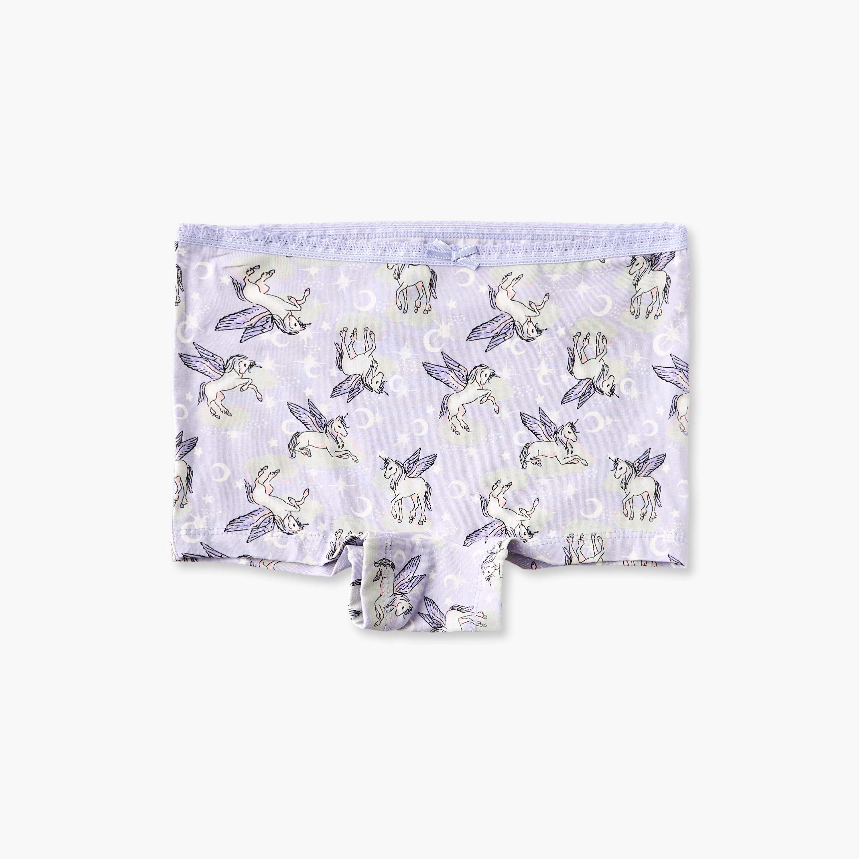 Pack of 5 Juniors Boyshort Briefs with Unicorn Print-girls-clothing-innerwear-panties-image-2