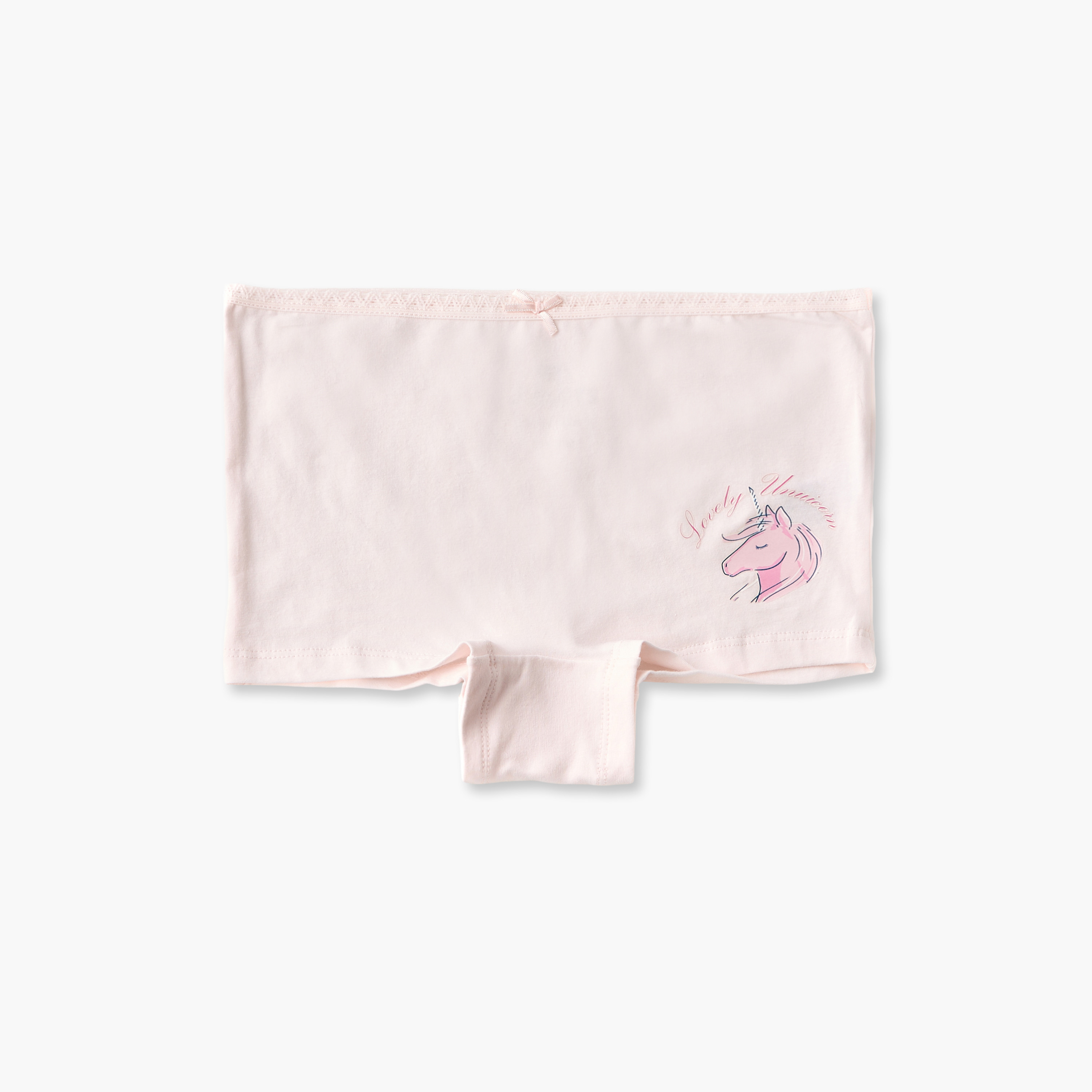Pack of 5 Juniors Boyshort Briefs with Unicorn Print-girls-clothing-innerwear-panties-image-3