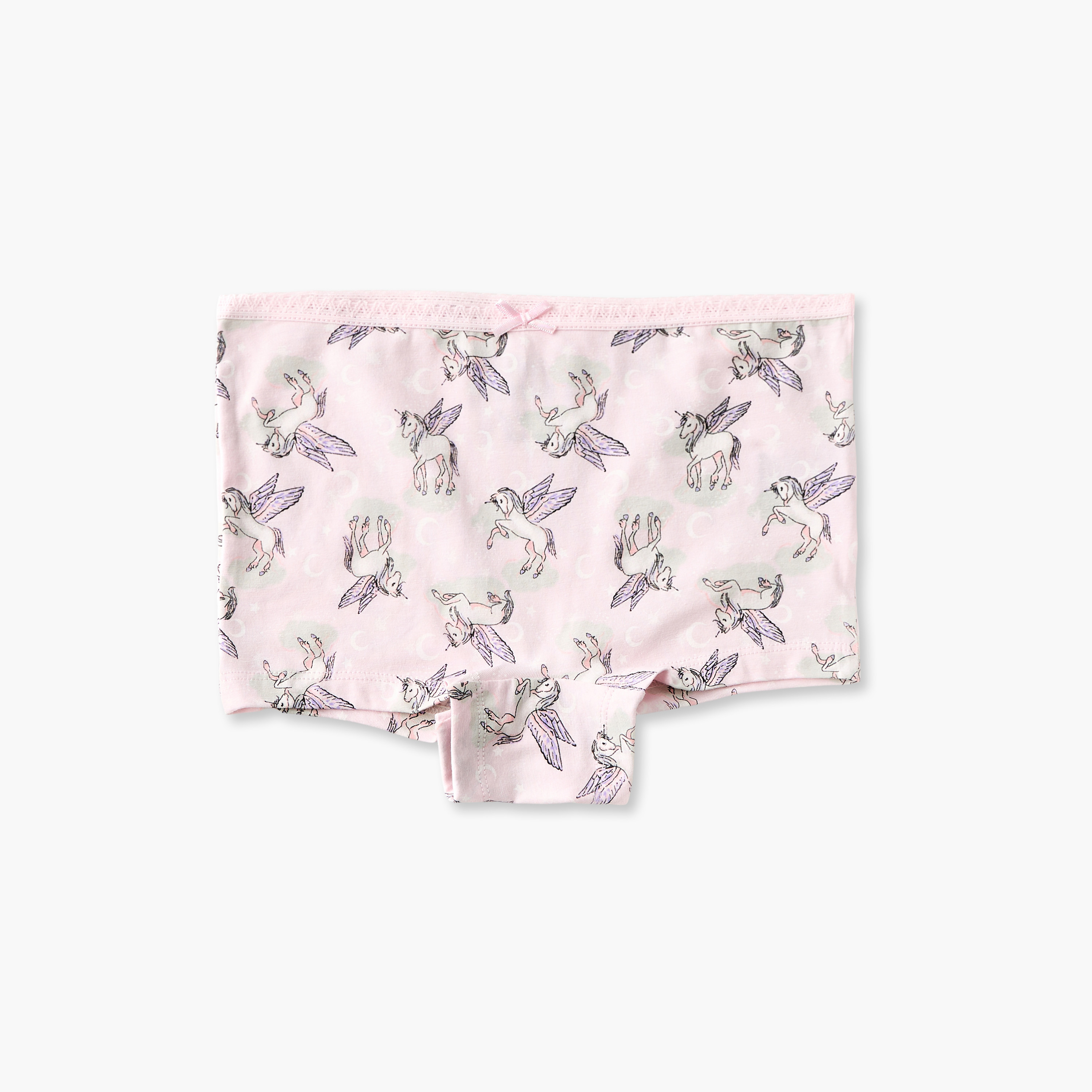 Pack of 5 Juniors Boyshort Briefs with Unicorn Print-girls-clothing-innerwear-panties-image-6
