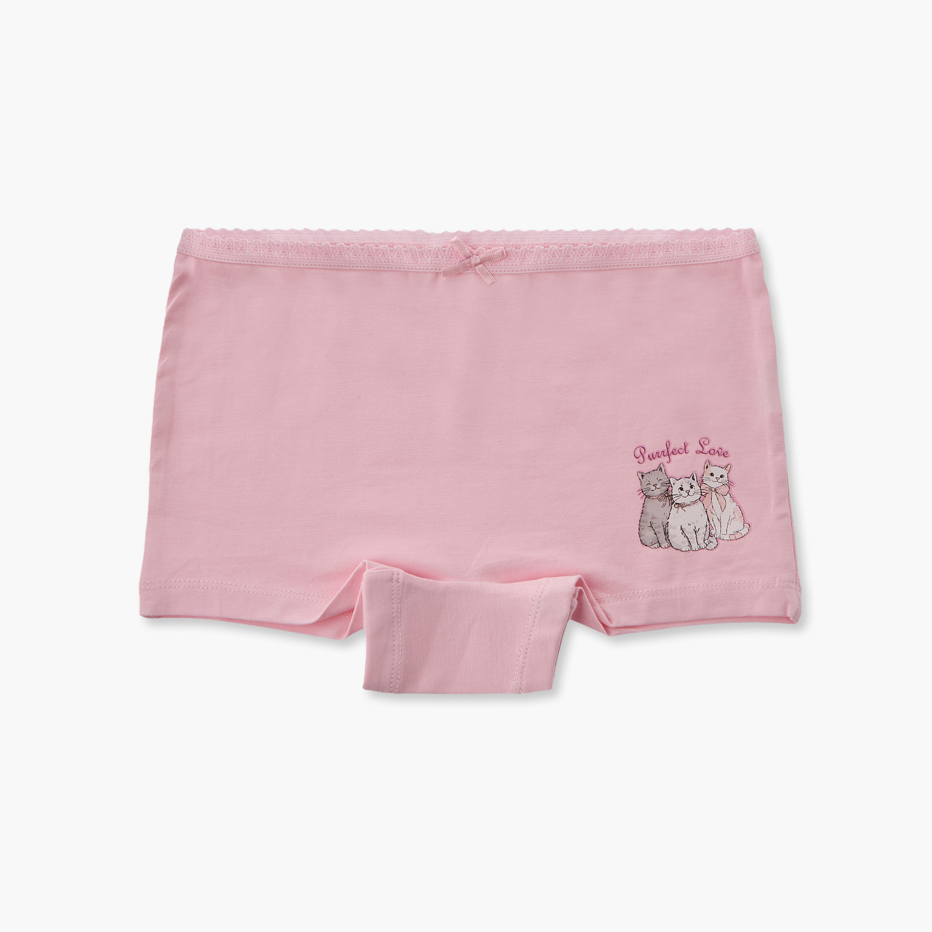 سراويل بوي شورت بطبعات قطة ونجمة من جونيورز - عبوة 5 قطع-girls-clothing-innerwear-panties-image-5