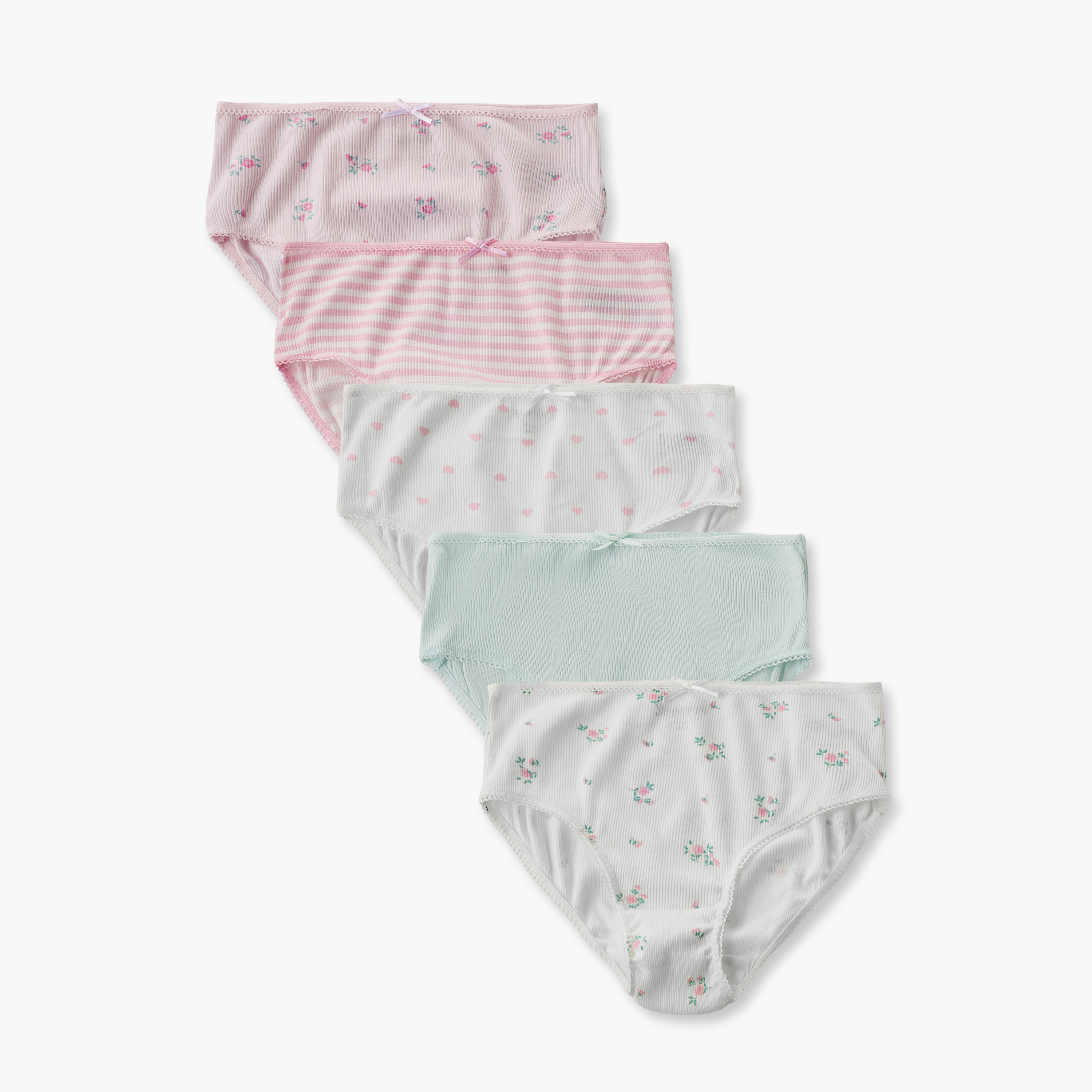 Pack of 5 Juniors Briefs with Assorted Design-girls-clothing-innerwear-panties-image-1