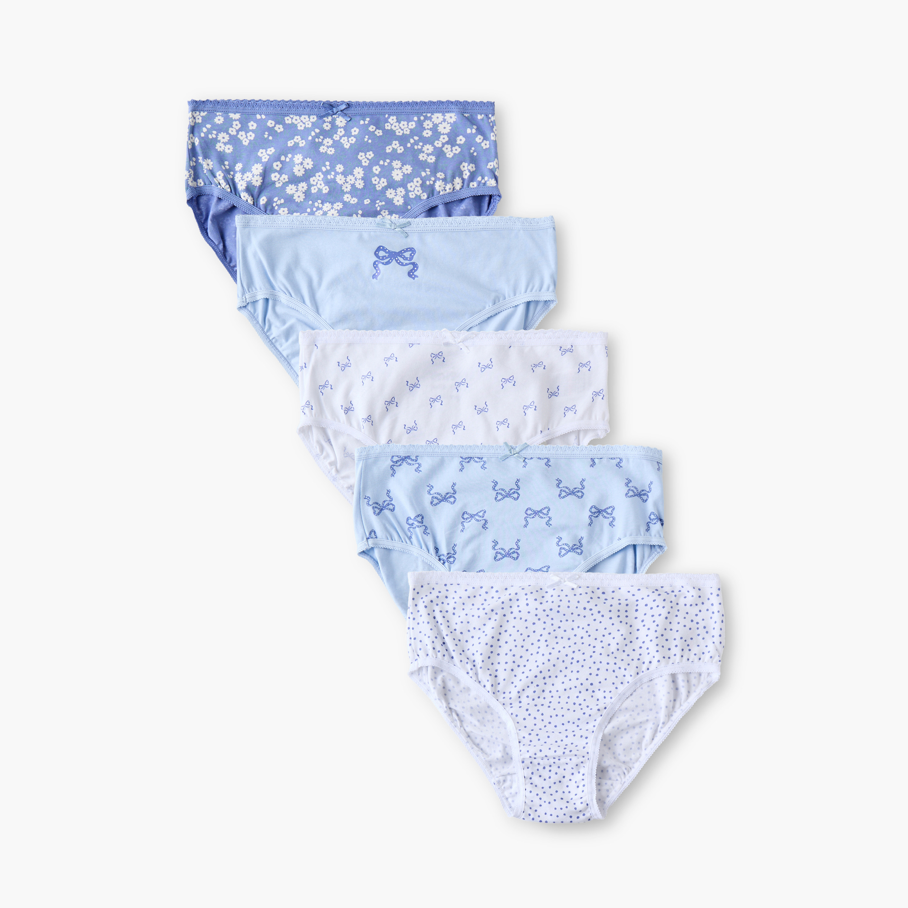 سراويل داخلية بتصاميم متنوعة من جونيورز - عبوة من 5 قطع-girls-clothing-innerwear-panties-image-1