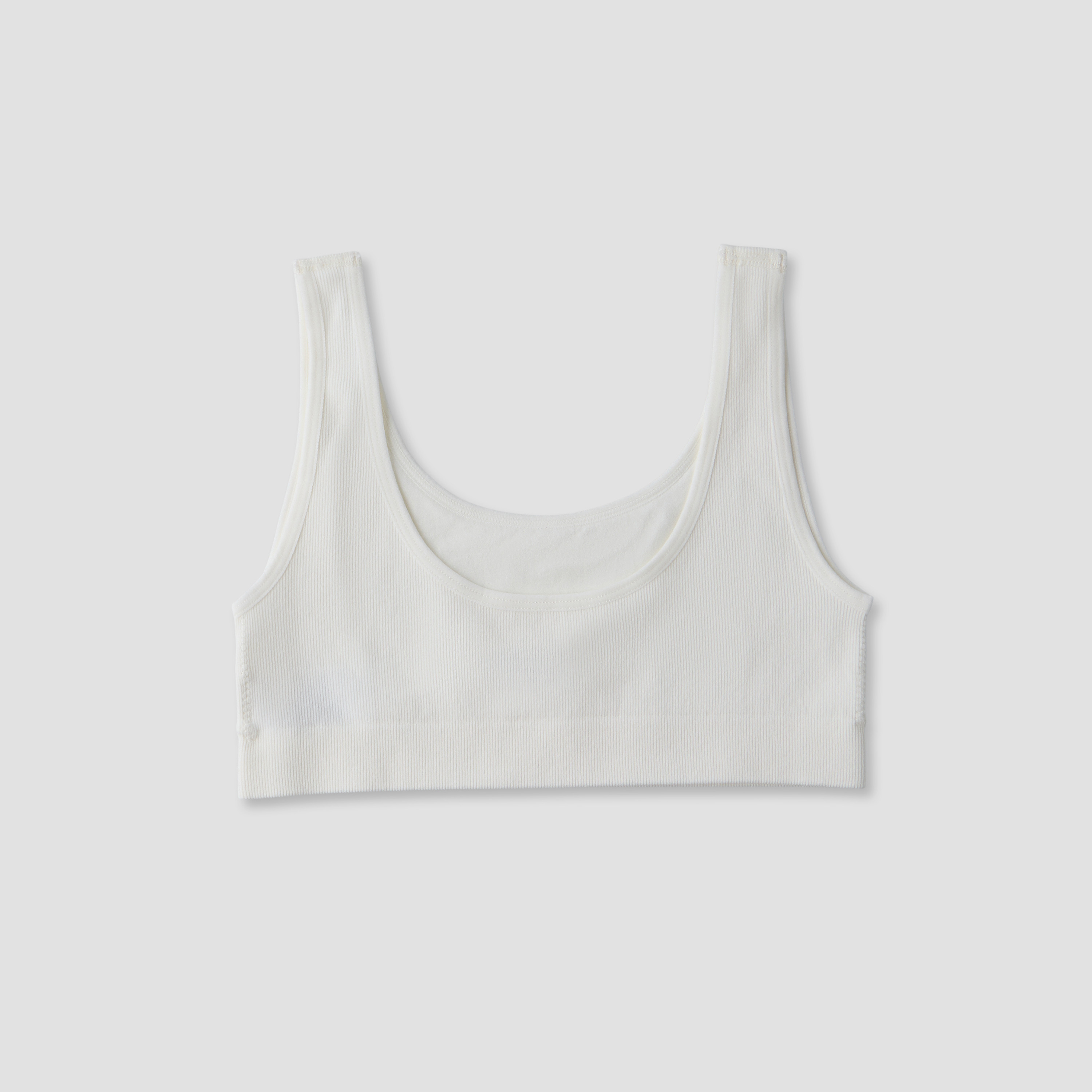 حمالة صدر تدريب قطنية بملمس مضلع من جونيورز - قطعتين-girls-clothing-innerwear-bras-image-5