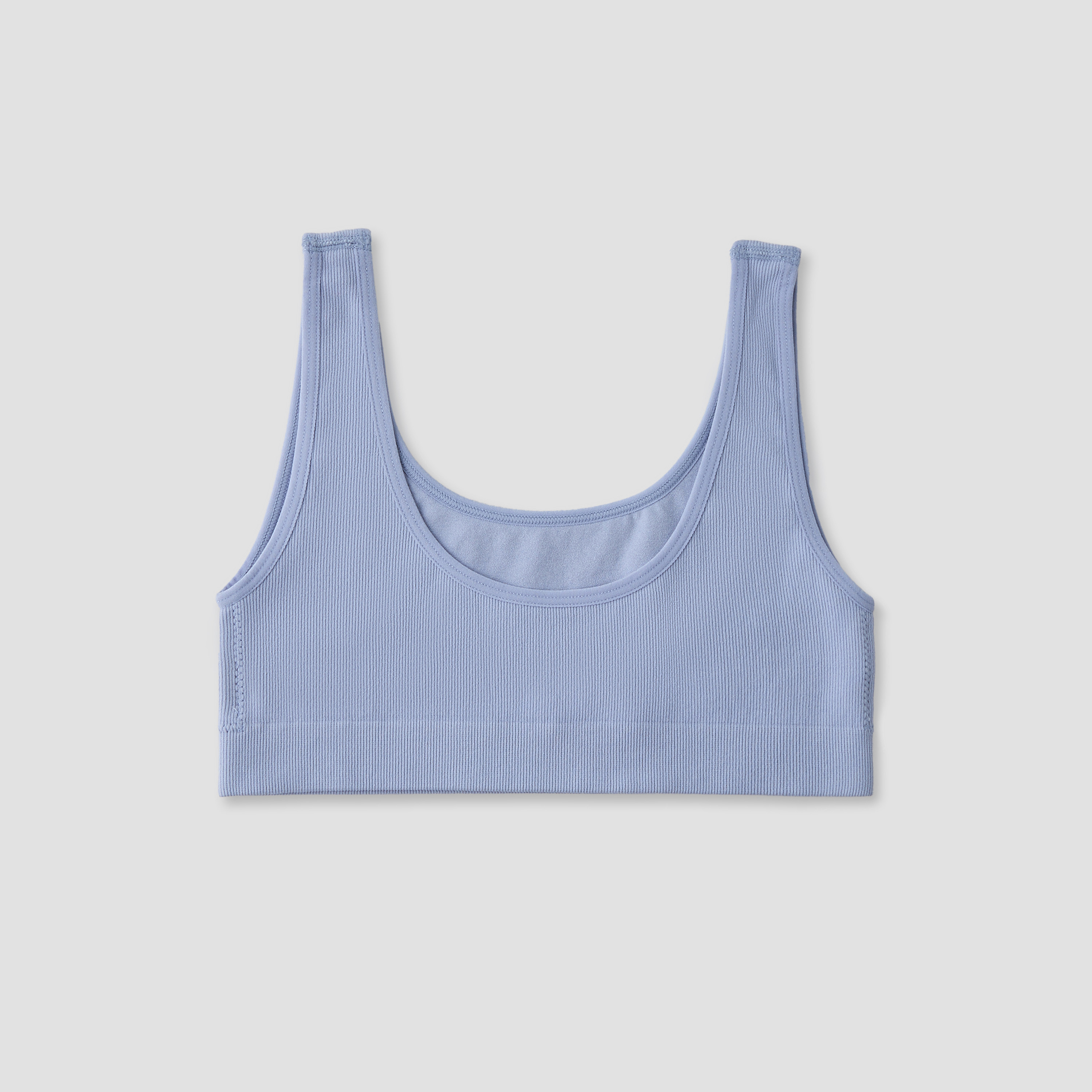 Pack of 2 Juniors Cotton Trainer Bra with Ribbed Texture-girls-clothing-innerwear-bras-image-3