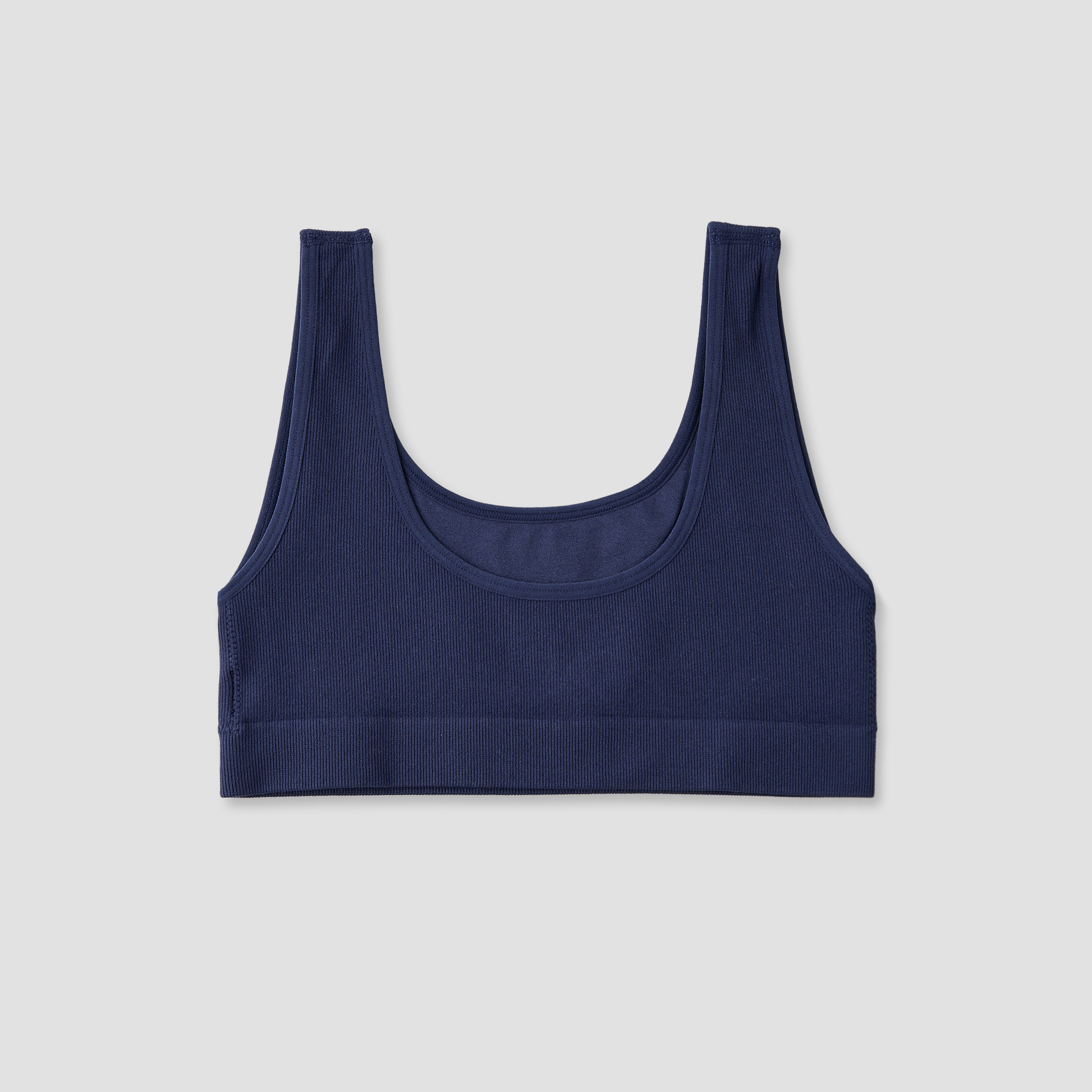 Pack of 2 Juniors Cotton Trainer Bra with Ribbed Texture-girls-clothing-innerwear-bras-image-5