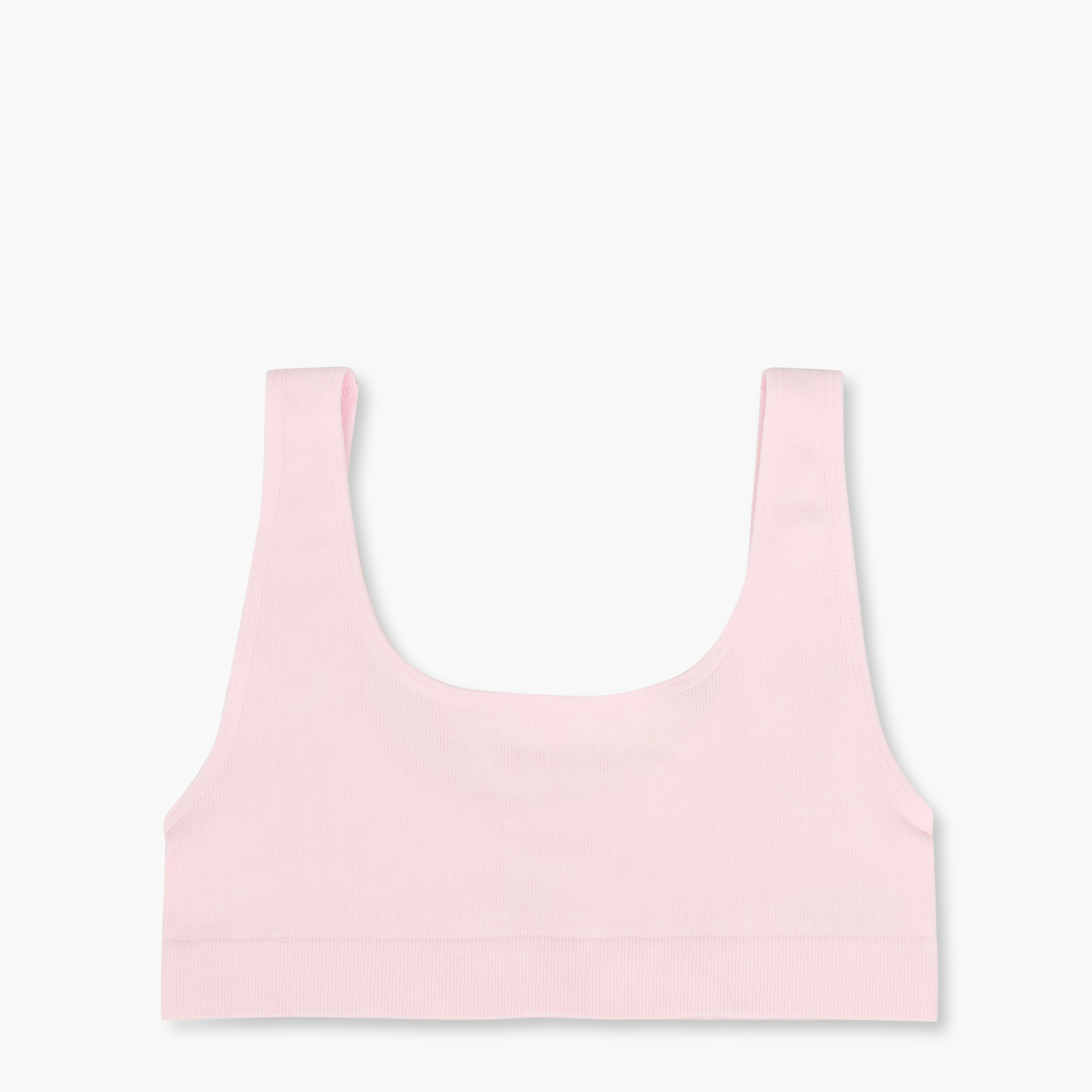 Pack of 2 Juniors Cotton Trainer Bra with Ribbed Texture-girls-clothing-innerwear-bras-image-2