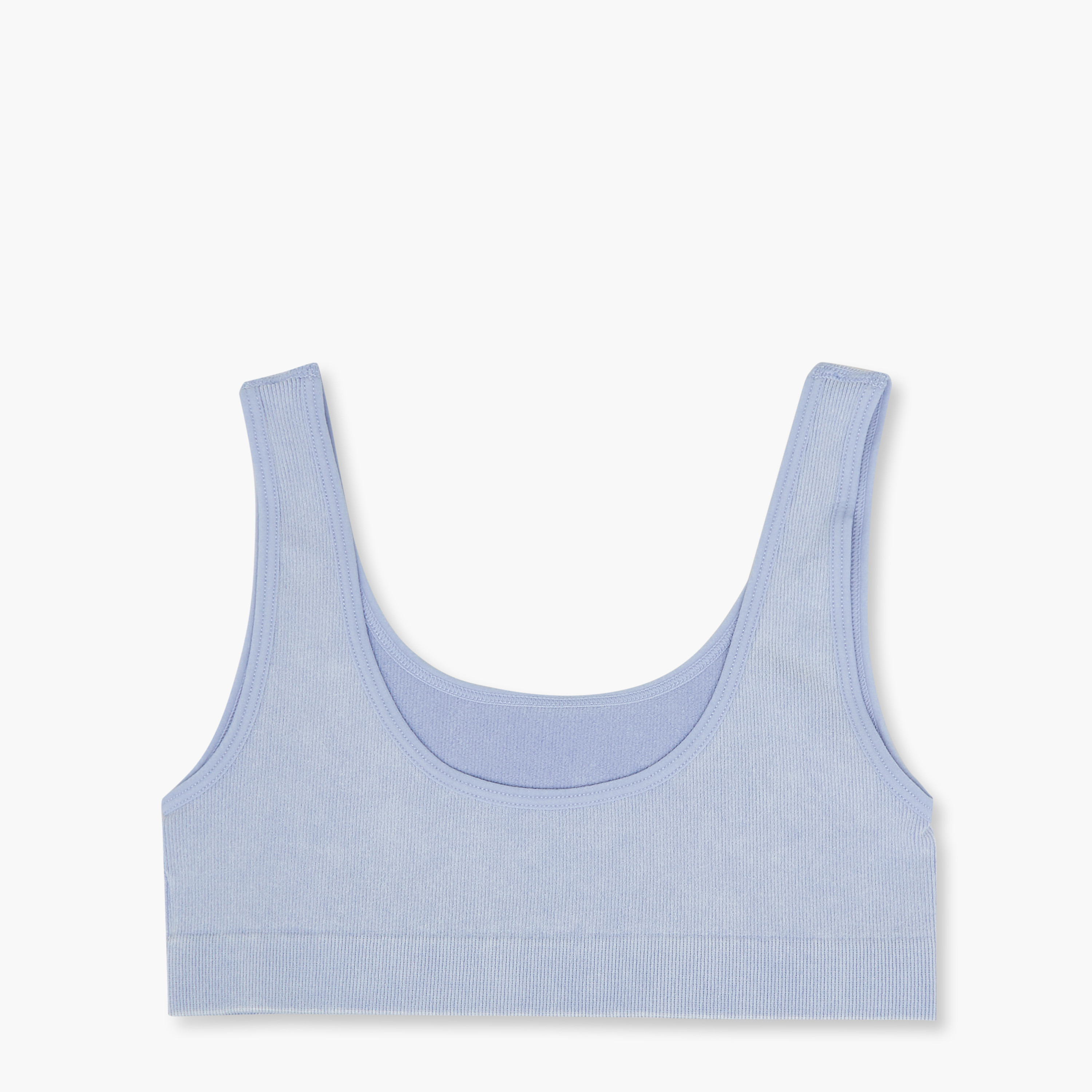 Pack of 2 Juniors Cotton Trainer Bra with Ribbed Texture-girls-clothing-innerwear-bras-image-5