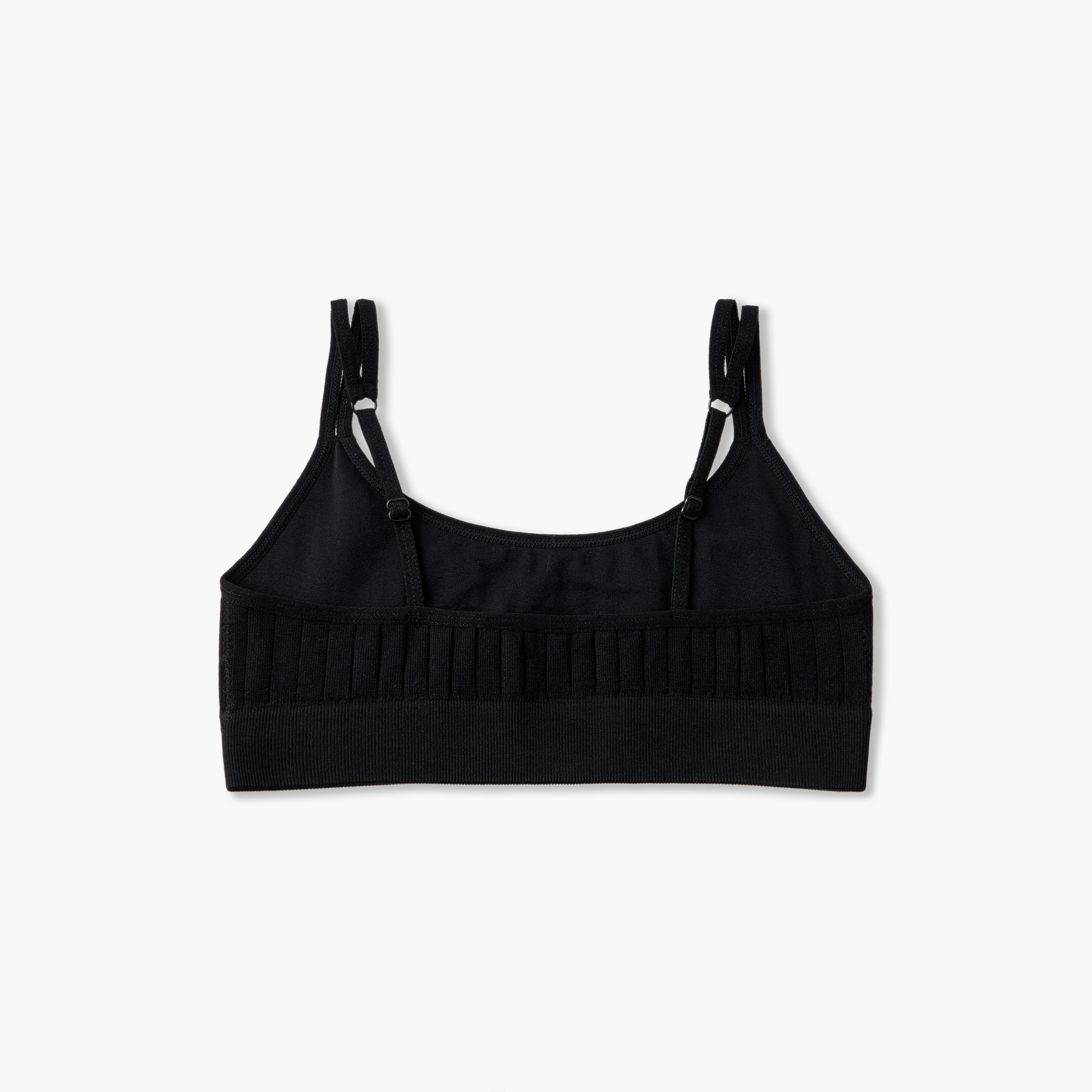Pack of 2 Juniors Cotton Teen Bra with Ribbed Design-girls-clothing-innerwear-bras-image-5