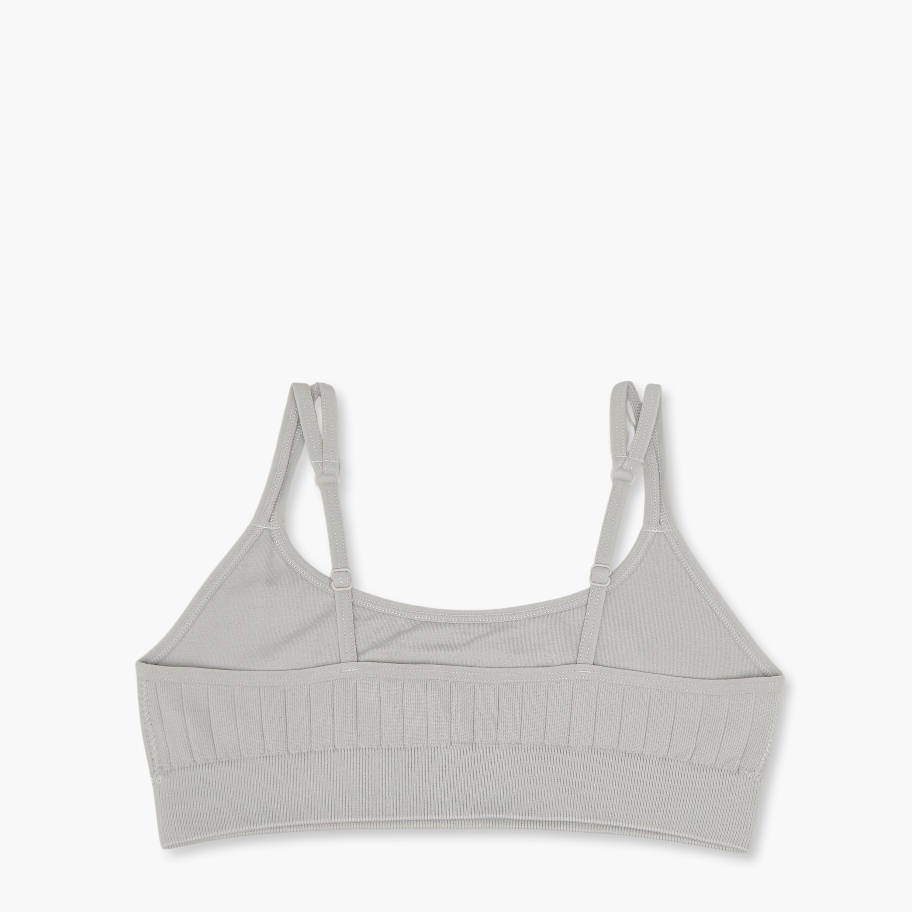 Pack of 2 Juniors Cotton Trainer Bra with Adjustable Straps-girls-clothing-innerwear-bras-image-2