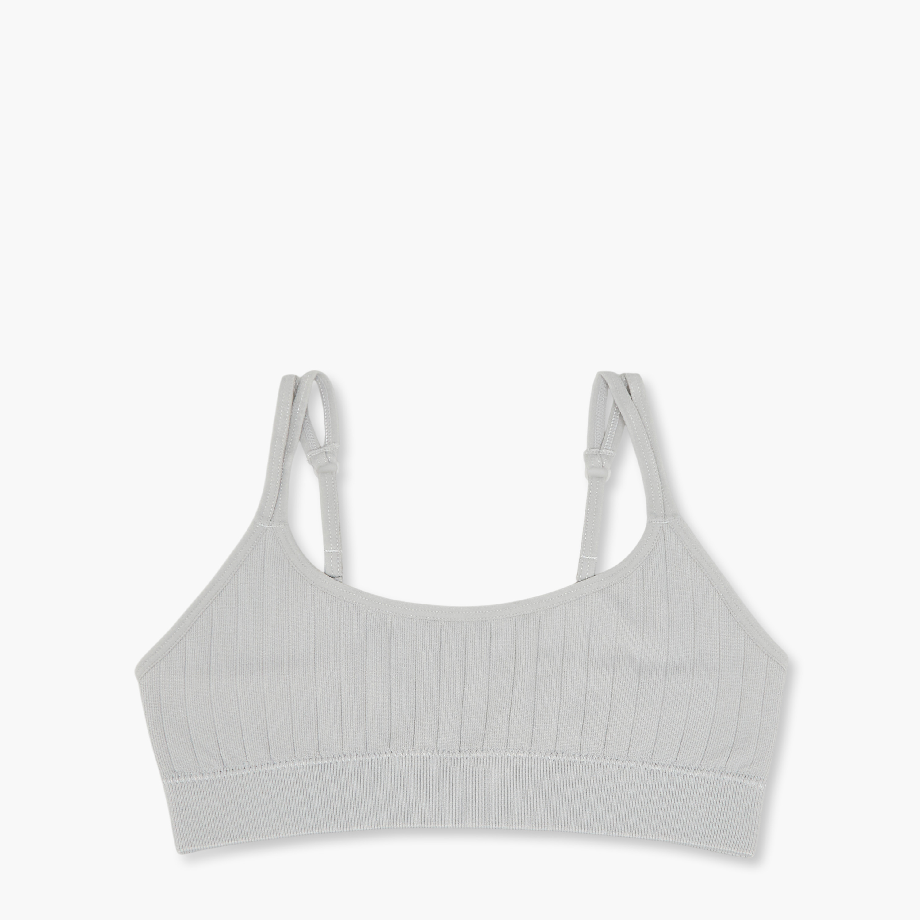 Pack of 2 Juniors Cotton Trainer Bra with Adjustable Straps-girls-clothing-innerwear-bras-image-6