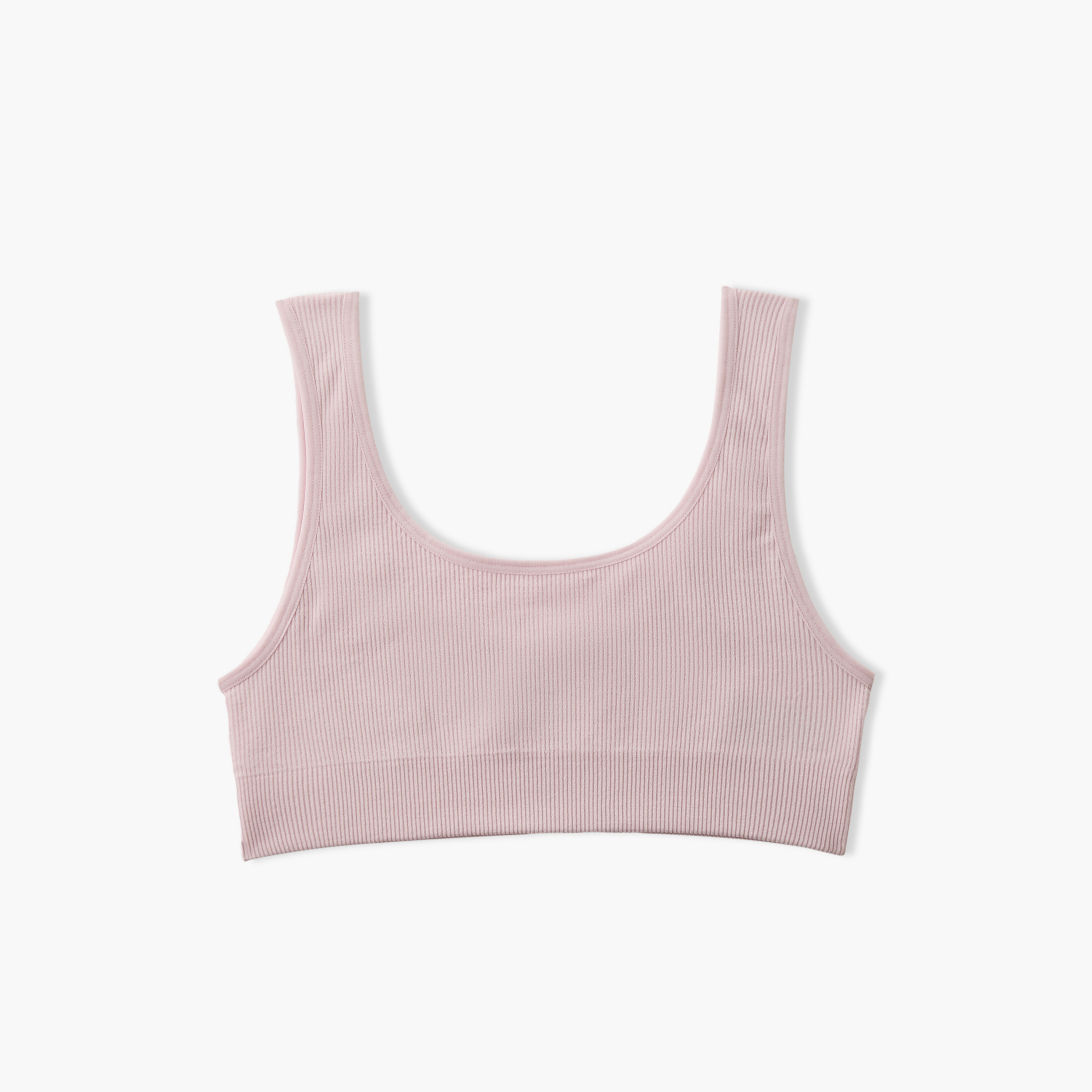 Pack of 2 Juniors Cotton Trainer Bra with Ribbed Design-girls-clothing-innerwear-bras-image-2