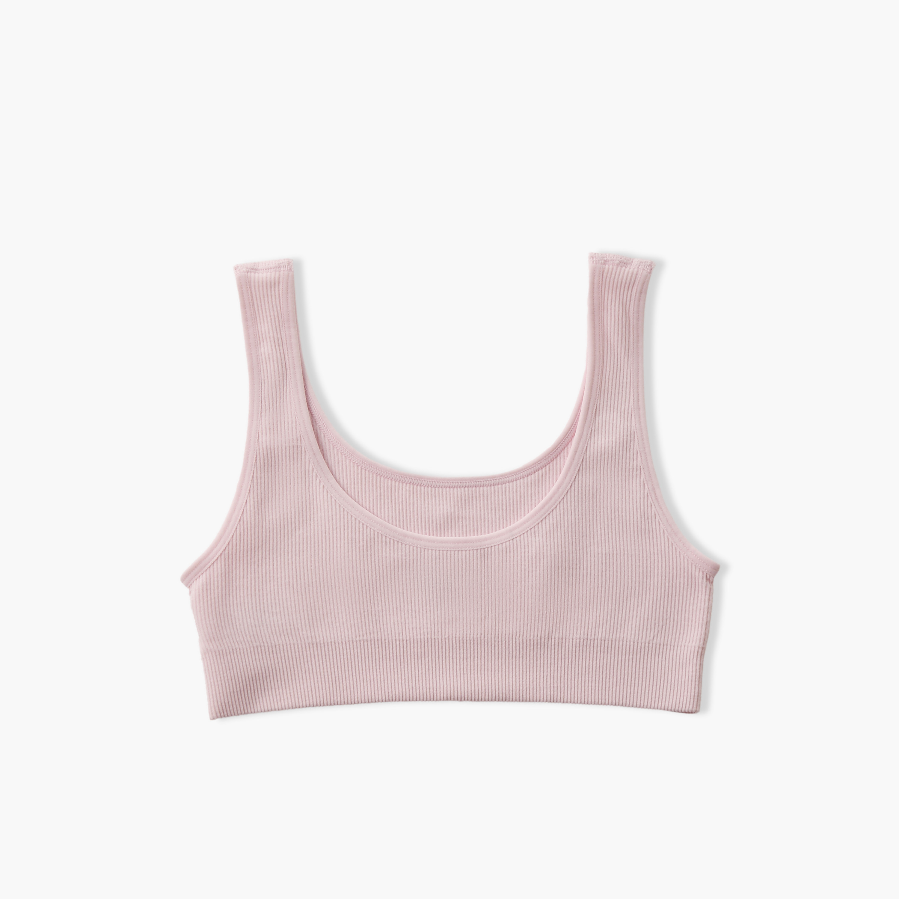 Pack of 2 Juniors Cotton Trainer Bra with Ribbed Design-girls-clothing-innerwear-bras-image-4