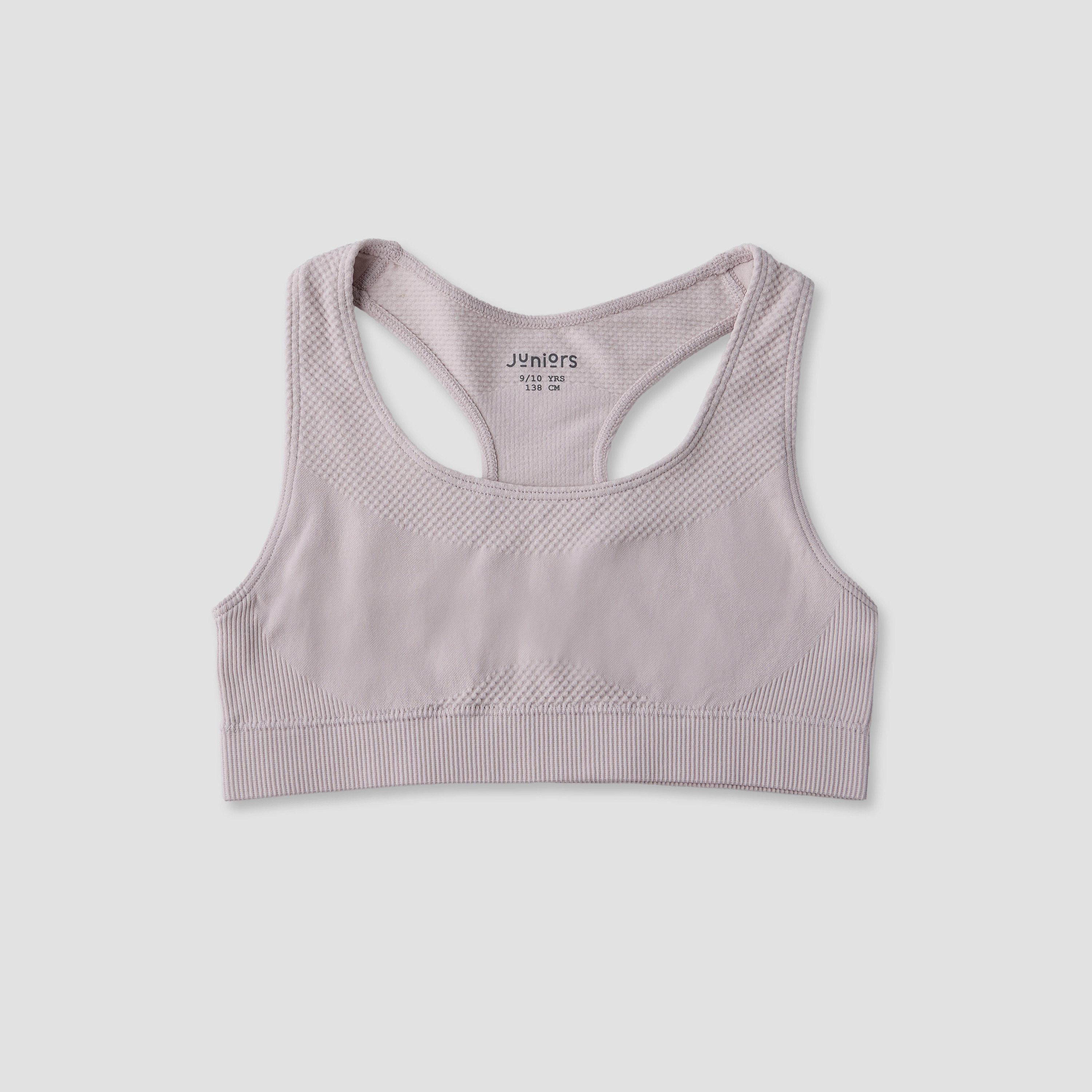 طقم من 2 - صدرية رياضية قطن بظهر متقاطع من جونيورز-girls-clothing-innerwear-bras-image-4