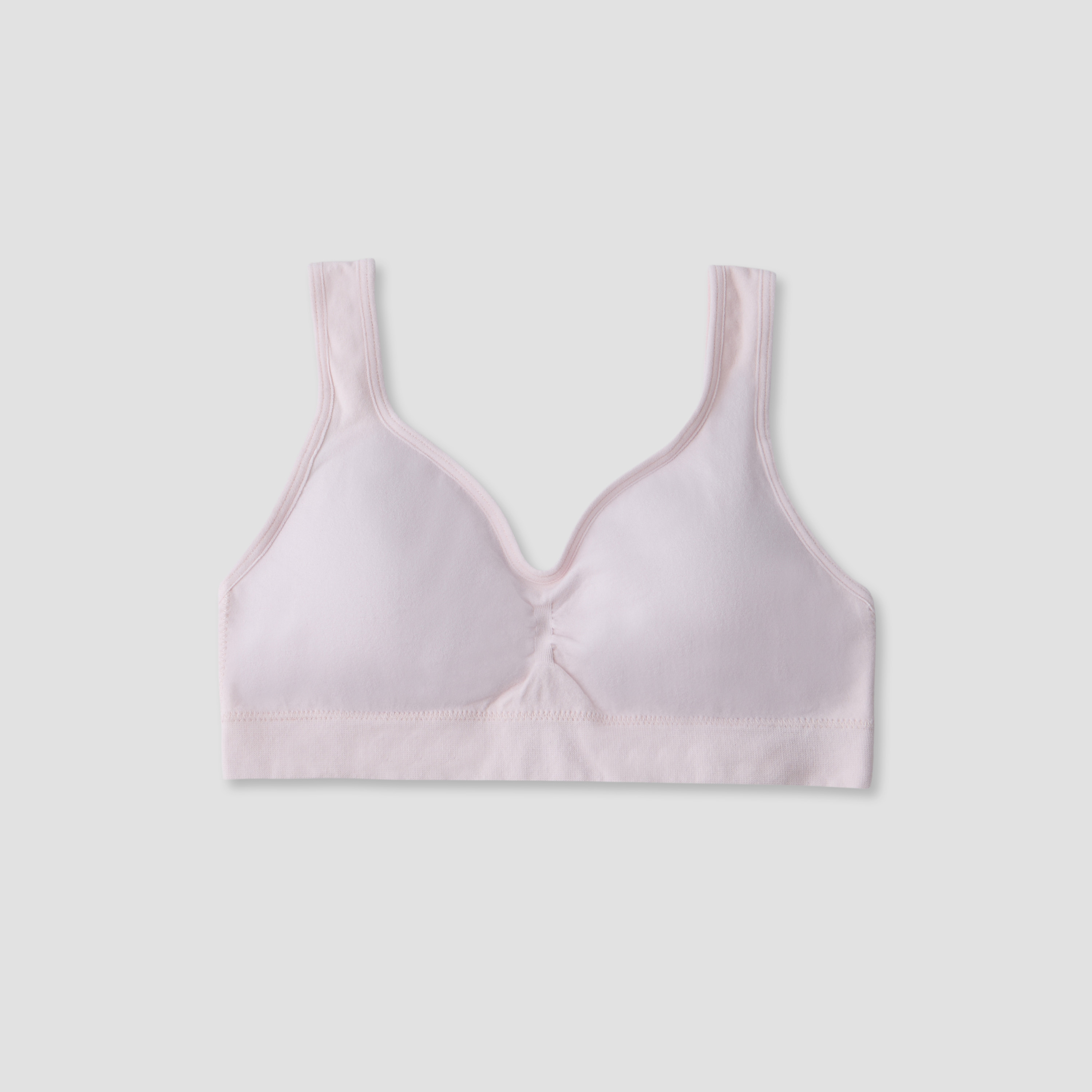 طقم من 2 - صدرية رياضية قطن بحمالات قابلة للتعديل من جونيورز-girls-clothing-innerwear-bras-image-2