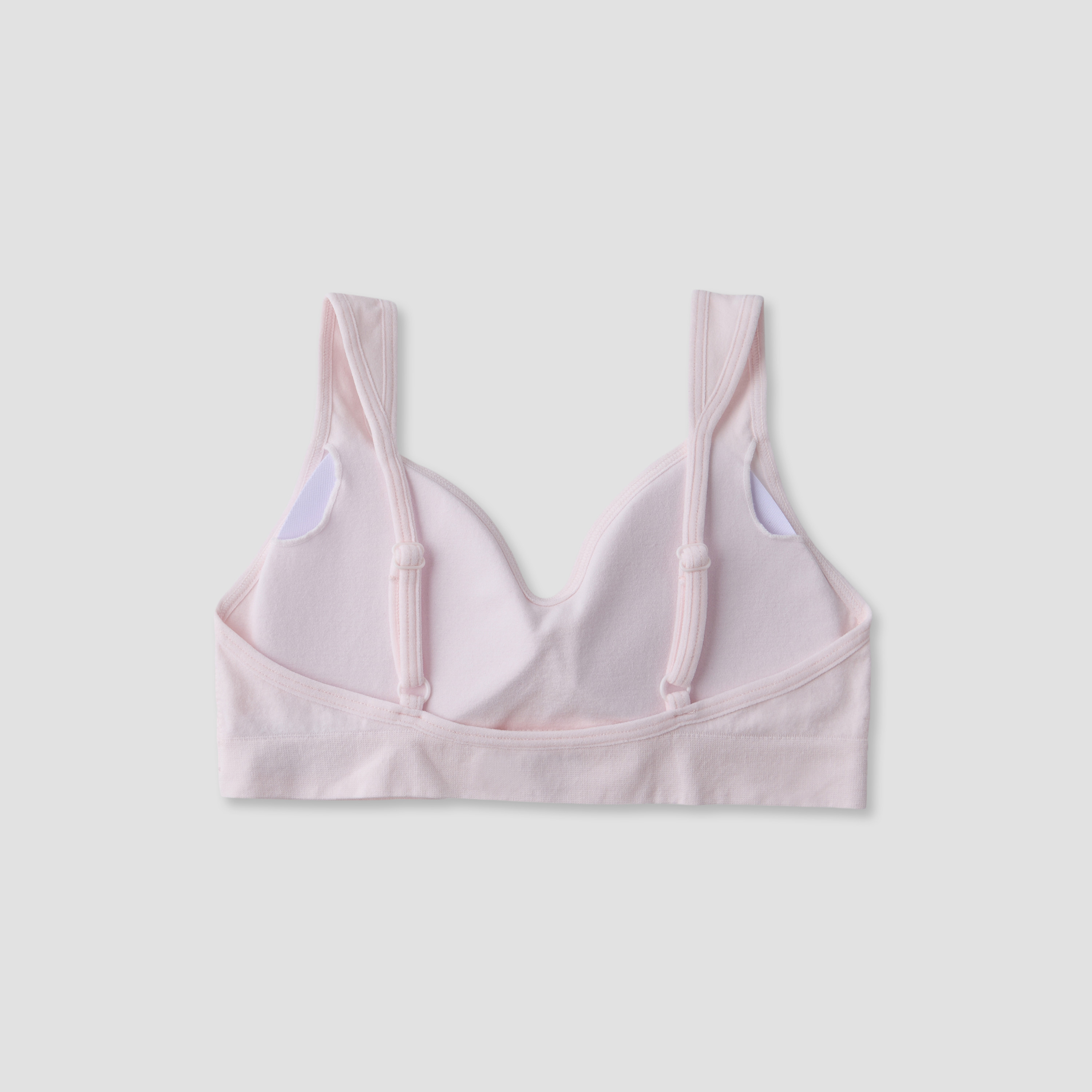 طقم من 2 - صدرية رياضية قطن بحمالات قابلة للتعديل من جونيورز-girls-clothing-innerwear-bras-image-3