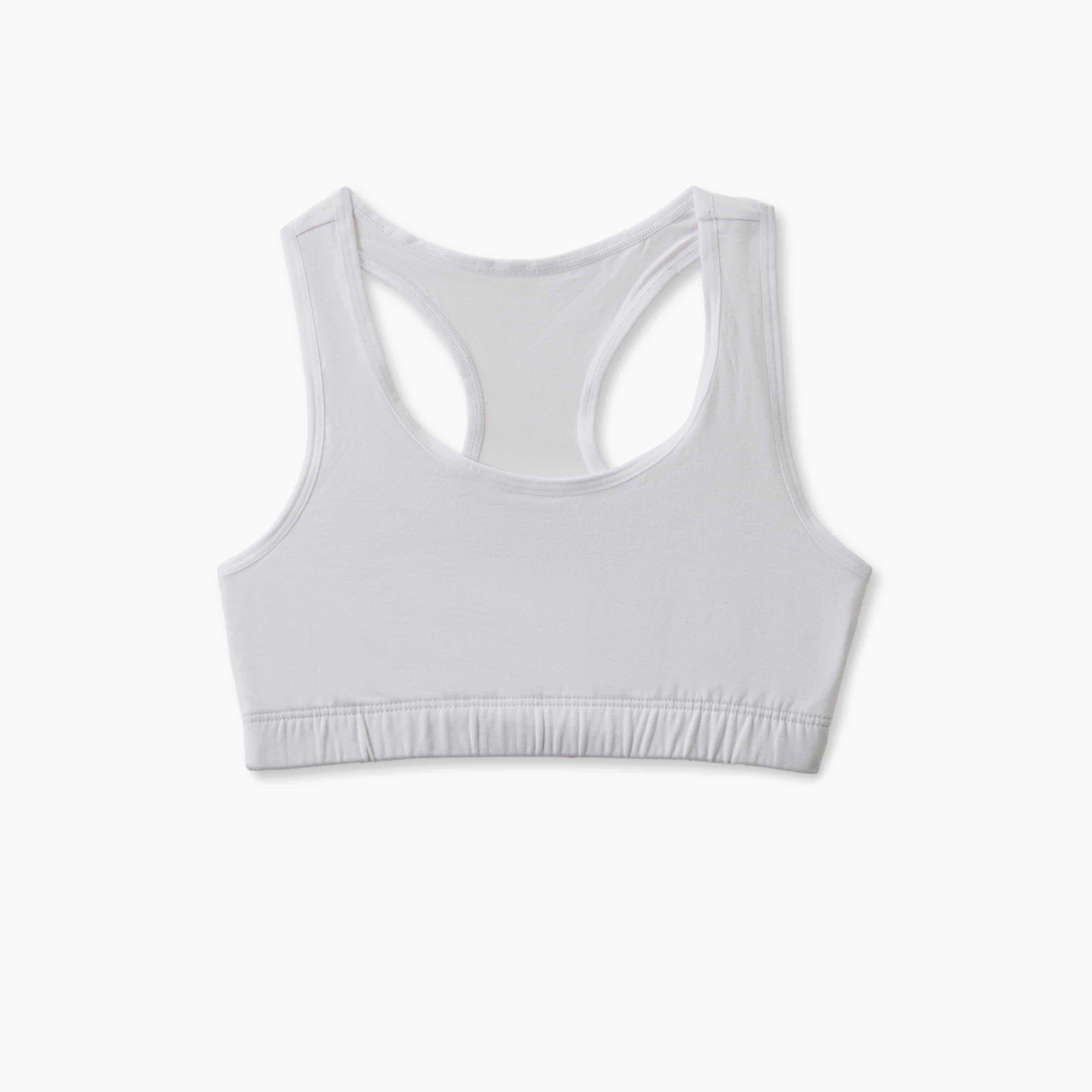 طقم صدريات رياضية قطن بظهر ريسر قطعتين من جونيورز-girls-clothing-innerwear-bras-image-2