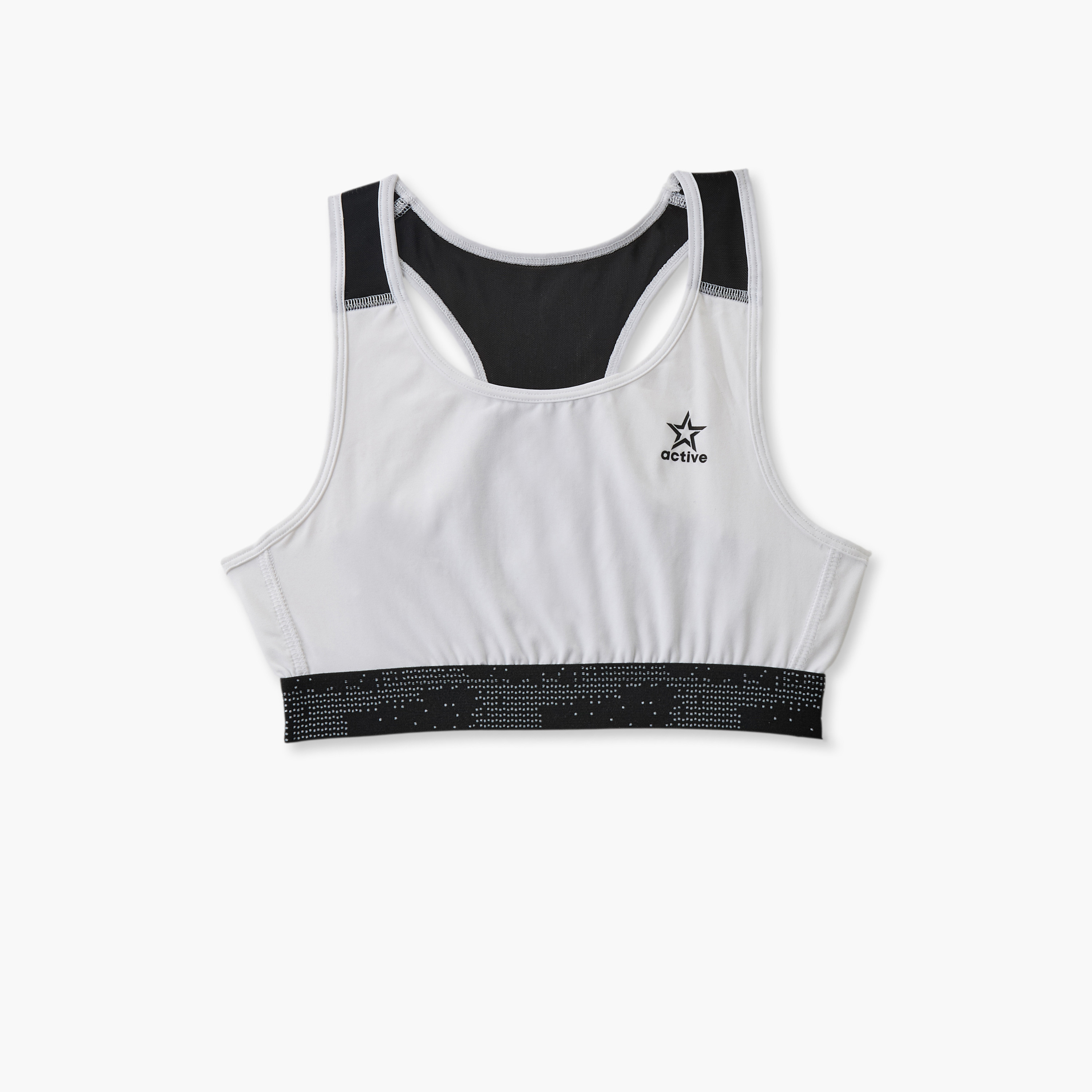 طقم صدريات رياضية قطن بتفاصيل شبكية قطعتين من جونيورز-girls-clothing-innerwear-bras-image-3