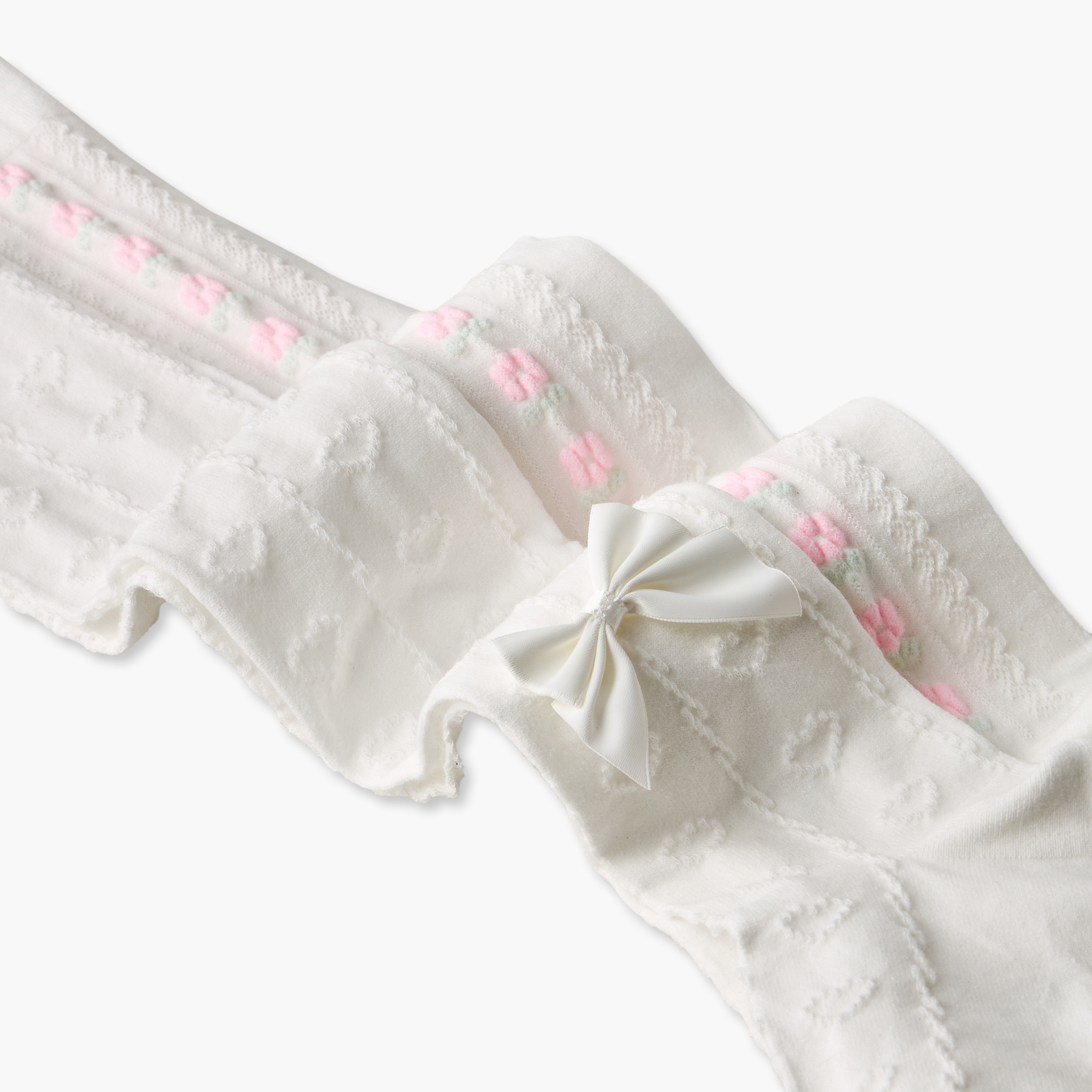 سراويل تحتانية بزينة فيونكة للبنات من جونيورز - عبوة من قطعتين-girls-accessories-socks-image-5