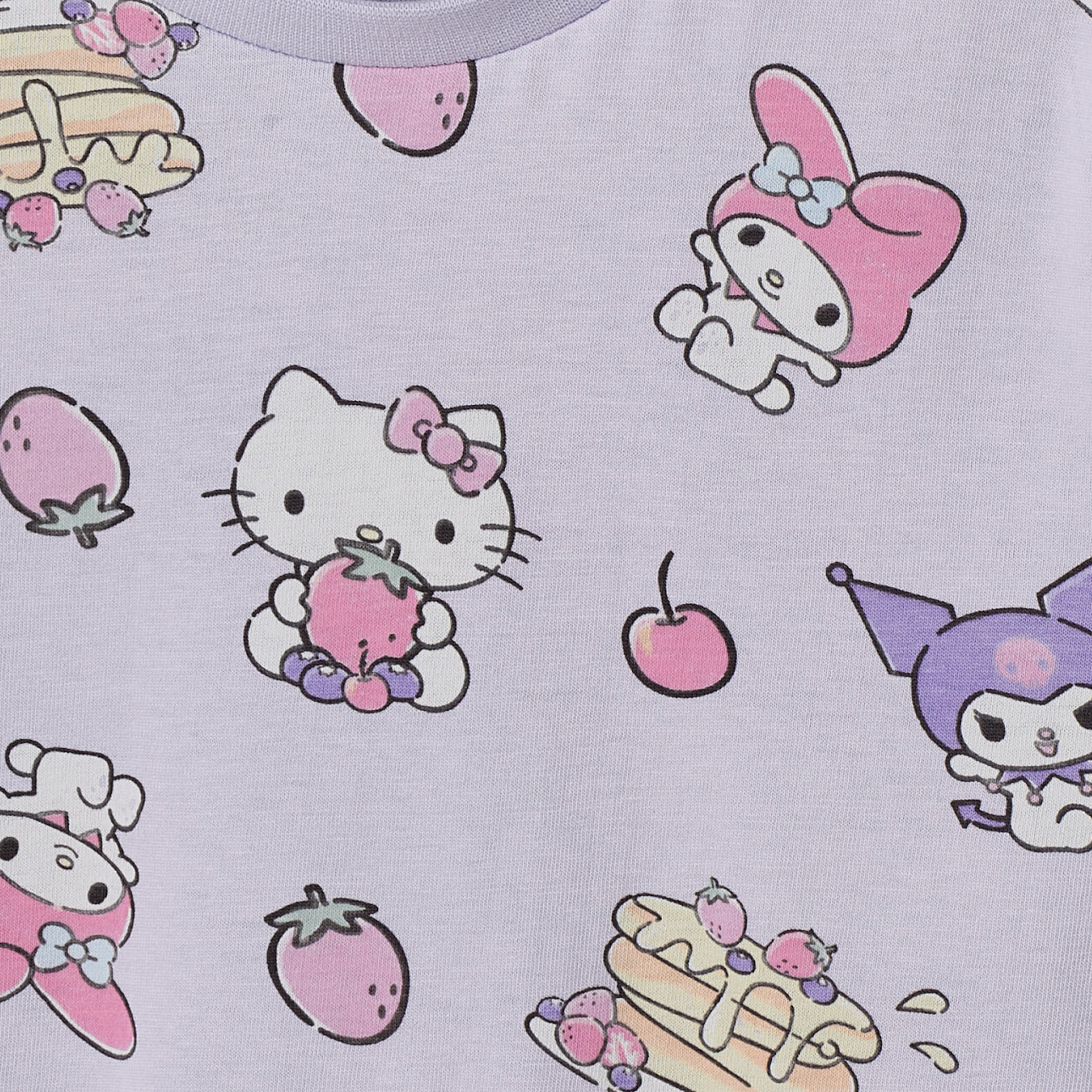 Pack of 2 Sanrio Round Neck Long Sleeves Pyjama Set with Hello Kitty and My Melody Print-boys-clothing-nightwear-image-8