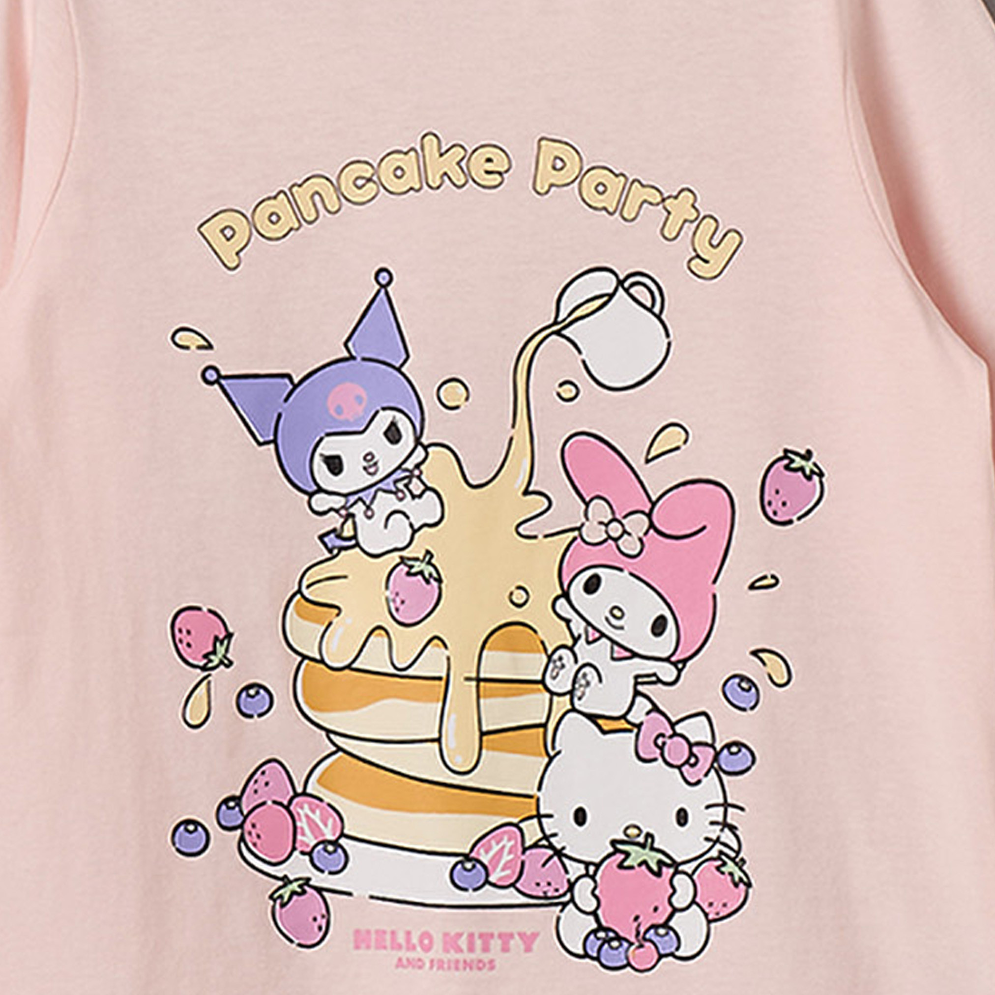Pack of 2 Sanrio Round Neck Long Sleeves Pyjama Set with Hello Kitty and My Melody Print-boys-clothing-nightwear-image-9