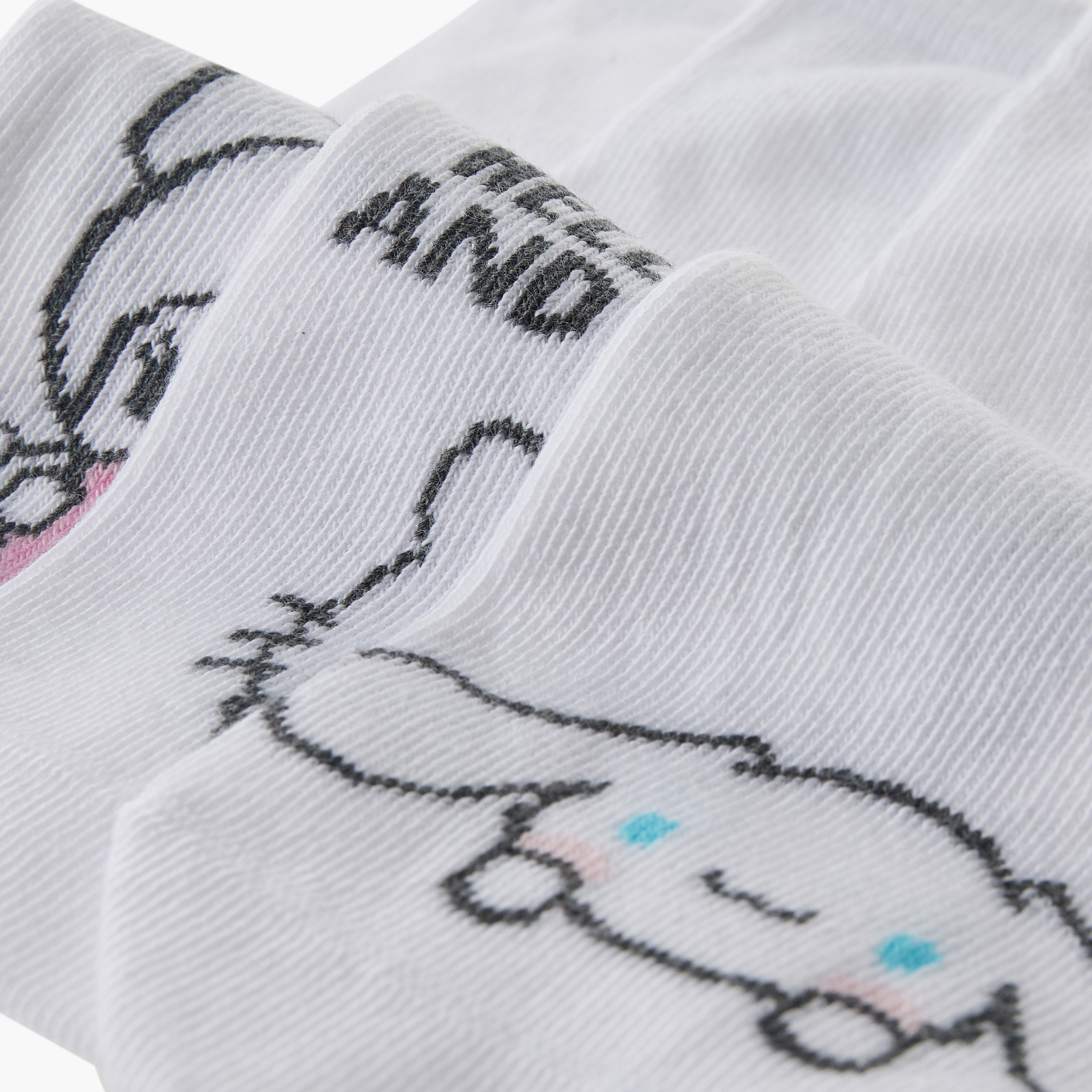 طقم جوارب 3 أزواج للبنات بطبعات من سانريو-girls-accessories-socks-image-6