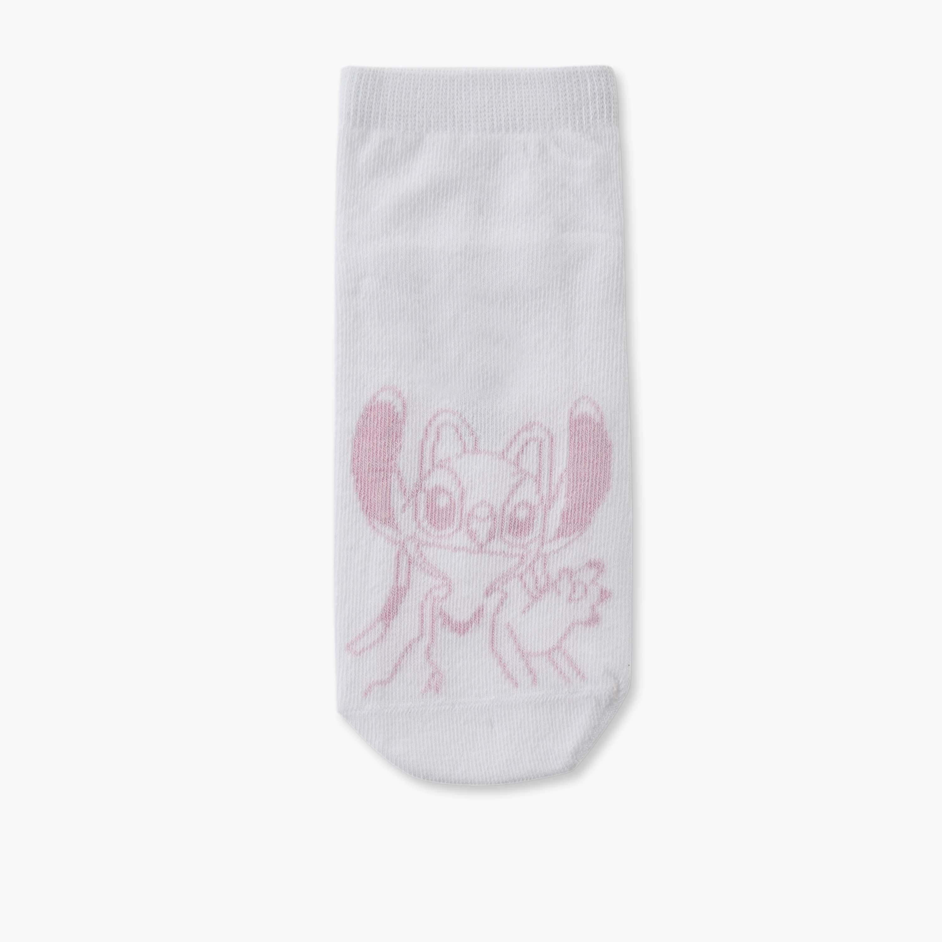 طقم جوارب 3 أزواج للبنات بطبعات ستيتش-girls-accessories-socks-image-3