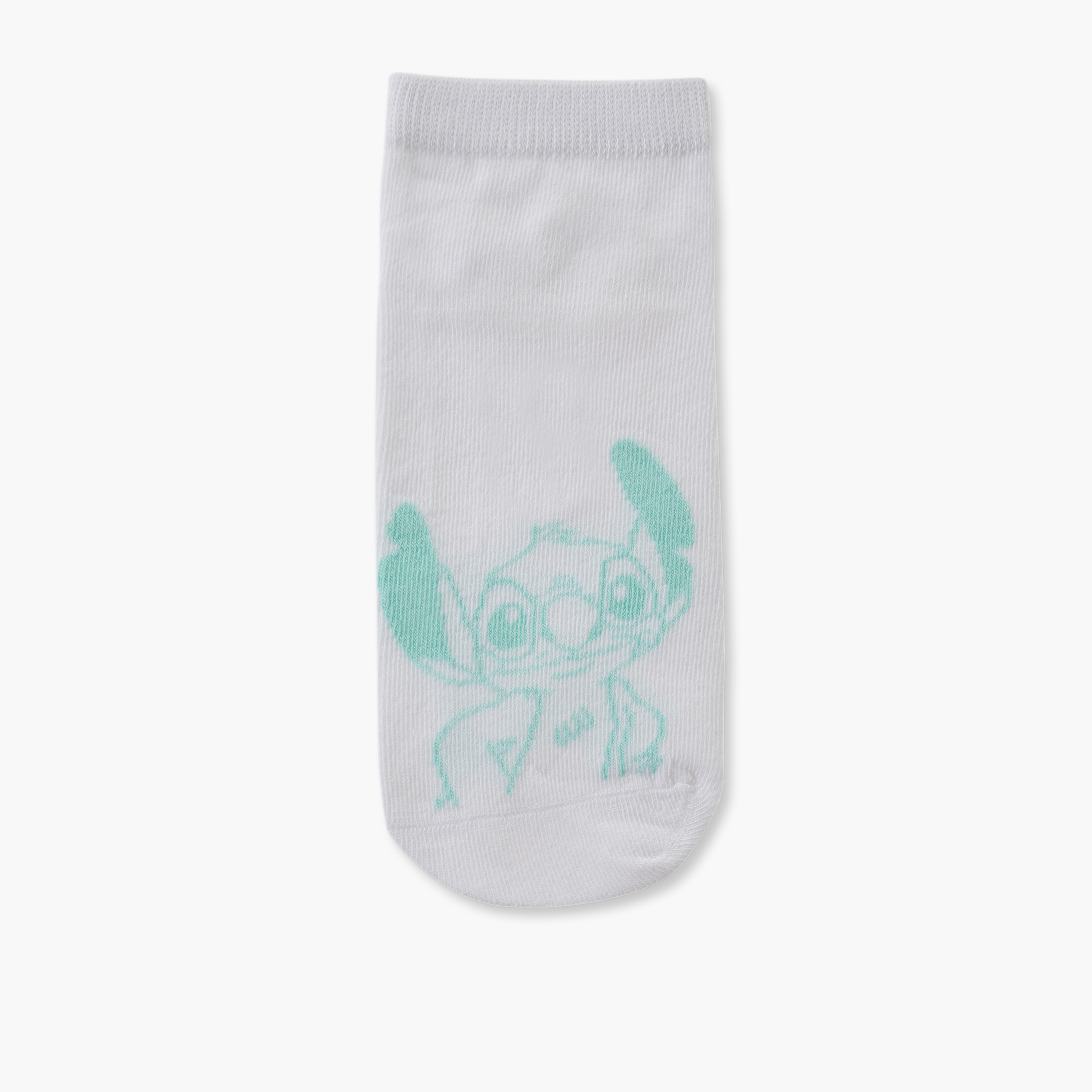 طقم جوارب 3 أزواج للبنات بطبعات ستيتش-girls-accessories-socks-image-4