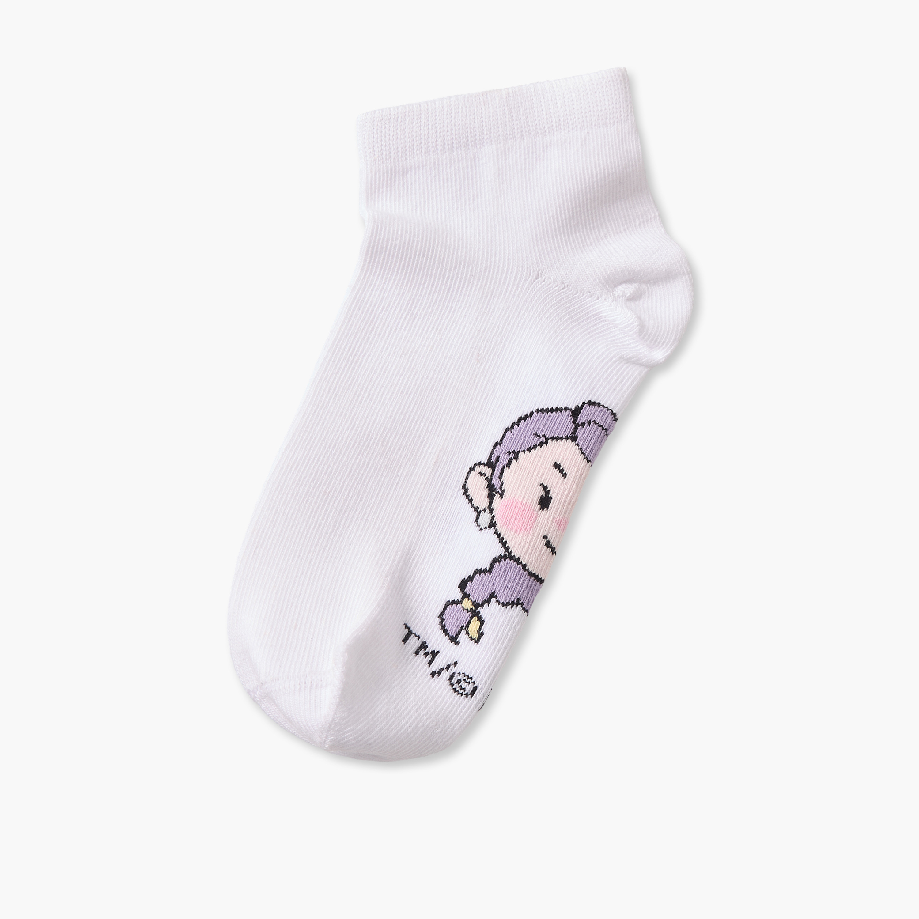 Pack of 3 Netflix Girls Socks with K-Pop Demon Hunter Print-girls-accessories-socks-image-4
