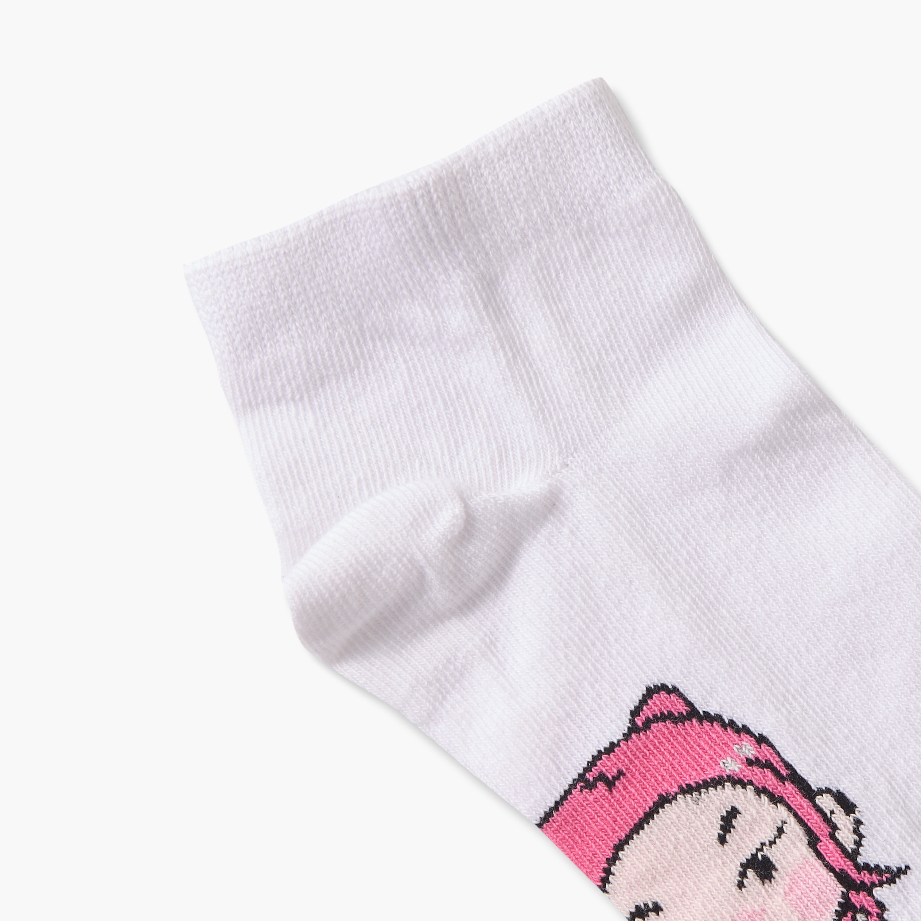 Pack of 3 Netflix Girls Socks with K-Pop Demon Hunter Print-girls-accessories-socks-image-5