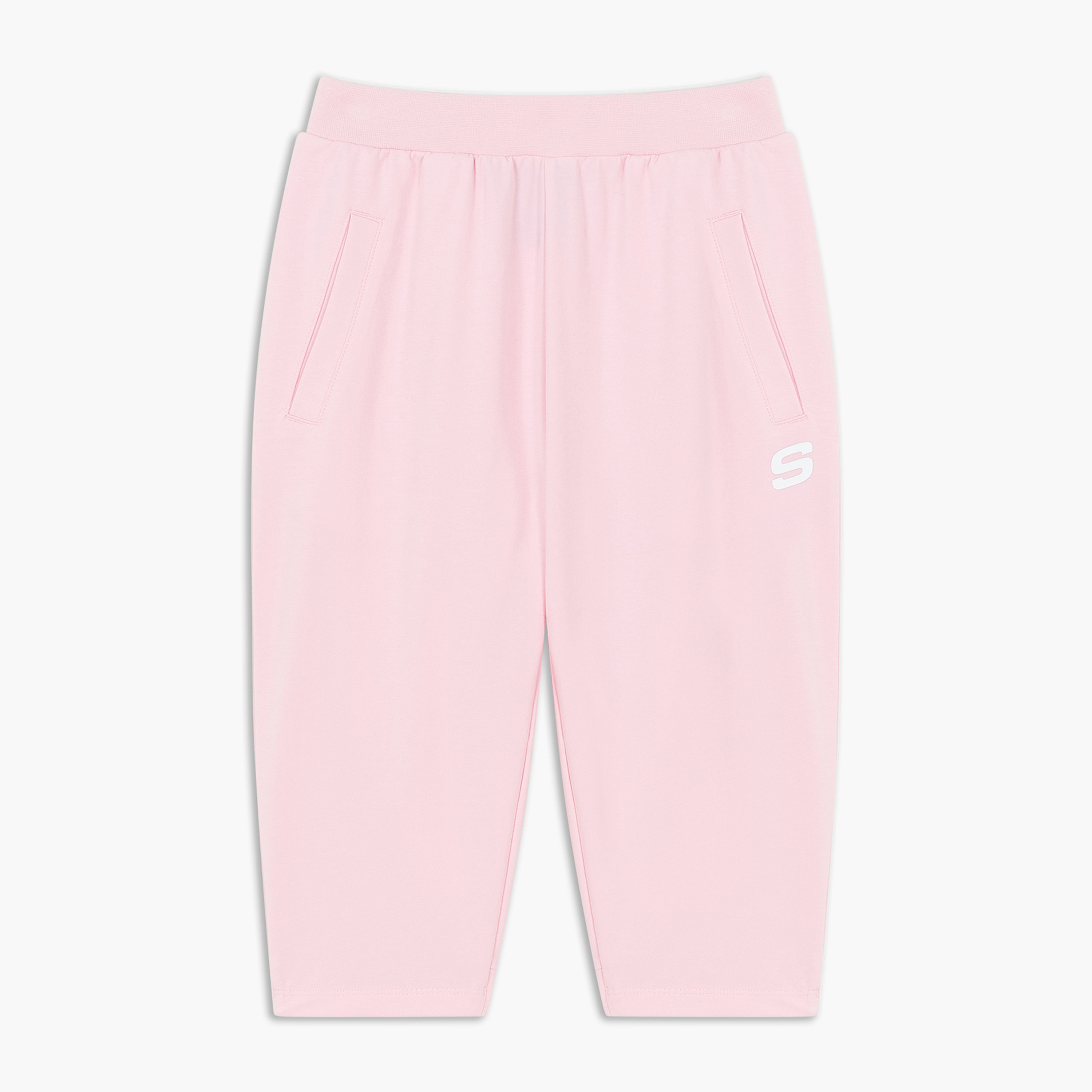 Buy Skechers Logo Print Capri Pants with Elasticated Waistband Online Babyshop UAE