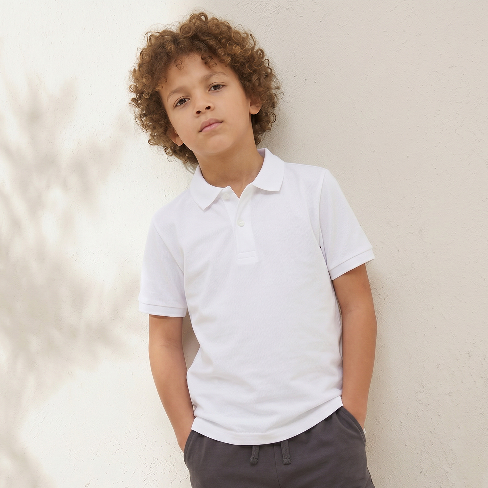 Juniors Collared Short Sleeves Polo T-shirt-boys-clothing-tshirtsandpolos-image-2