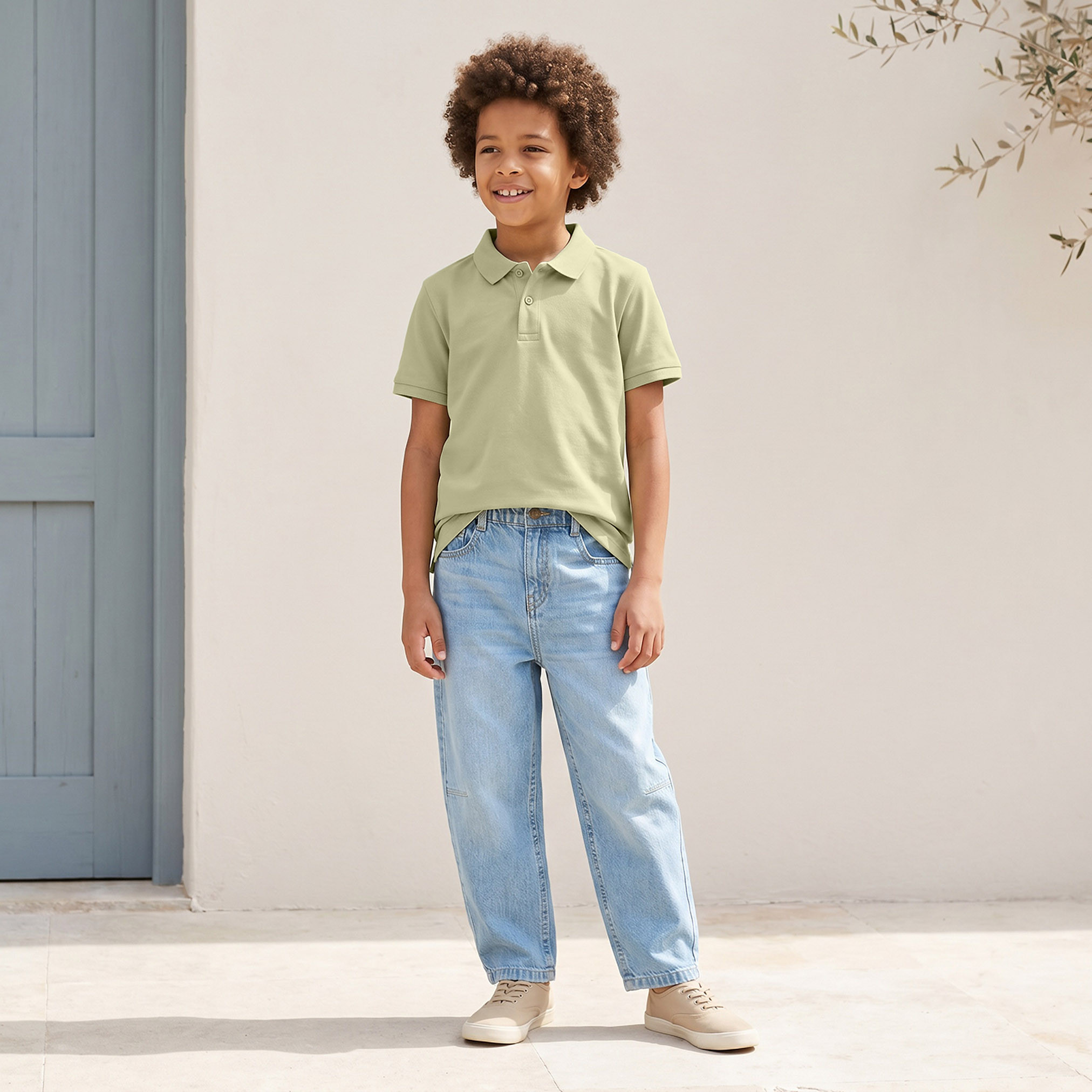 Juniors Collared Short Sleeves T-shirt-boys-clothing-tshirtsandpolos-image-5