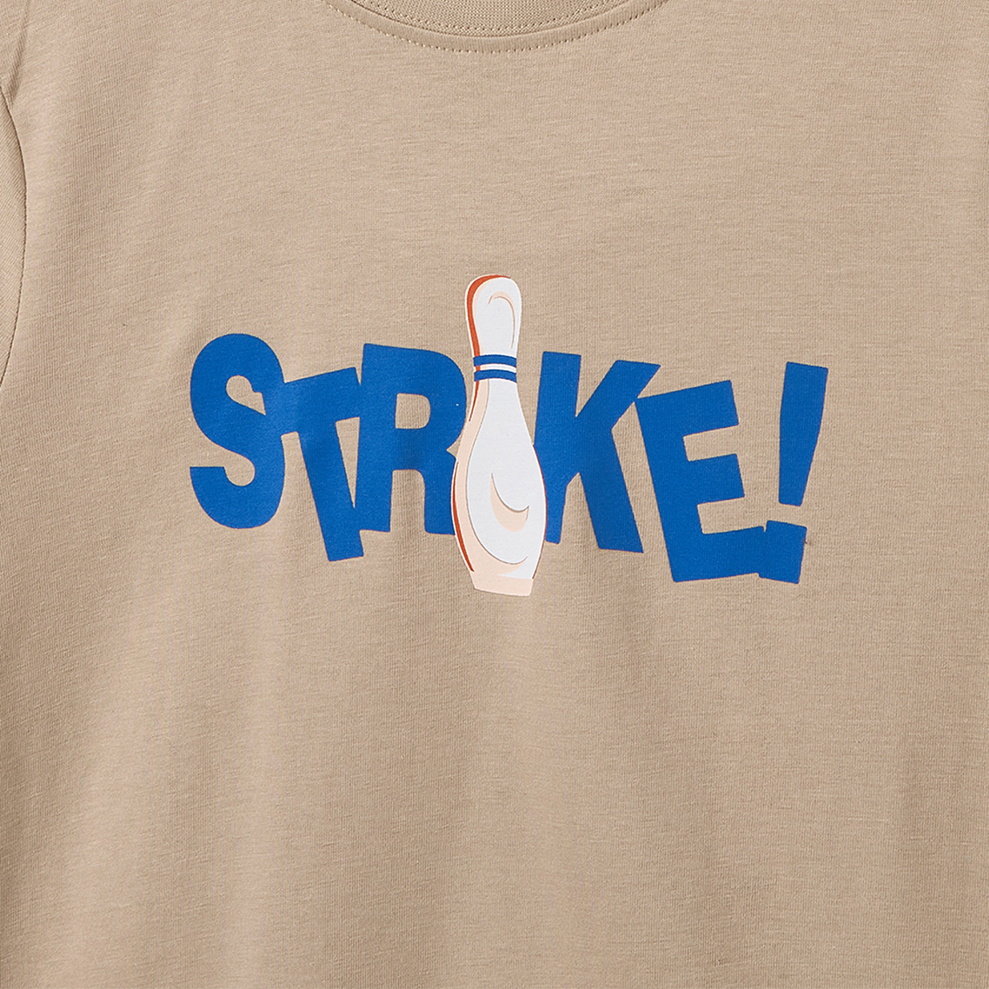Juniors Crew Neck Short Sleeves T-shirt with Graphic Print-boys-clothing-tshirtsandpolos-image-4
