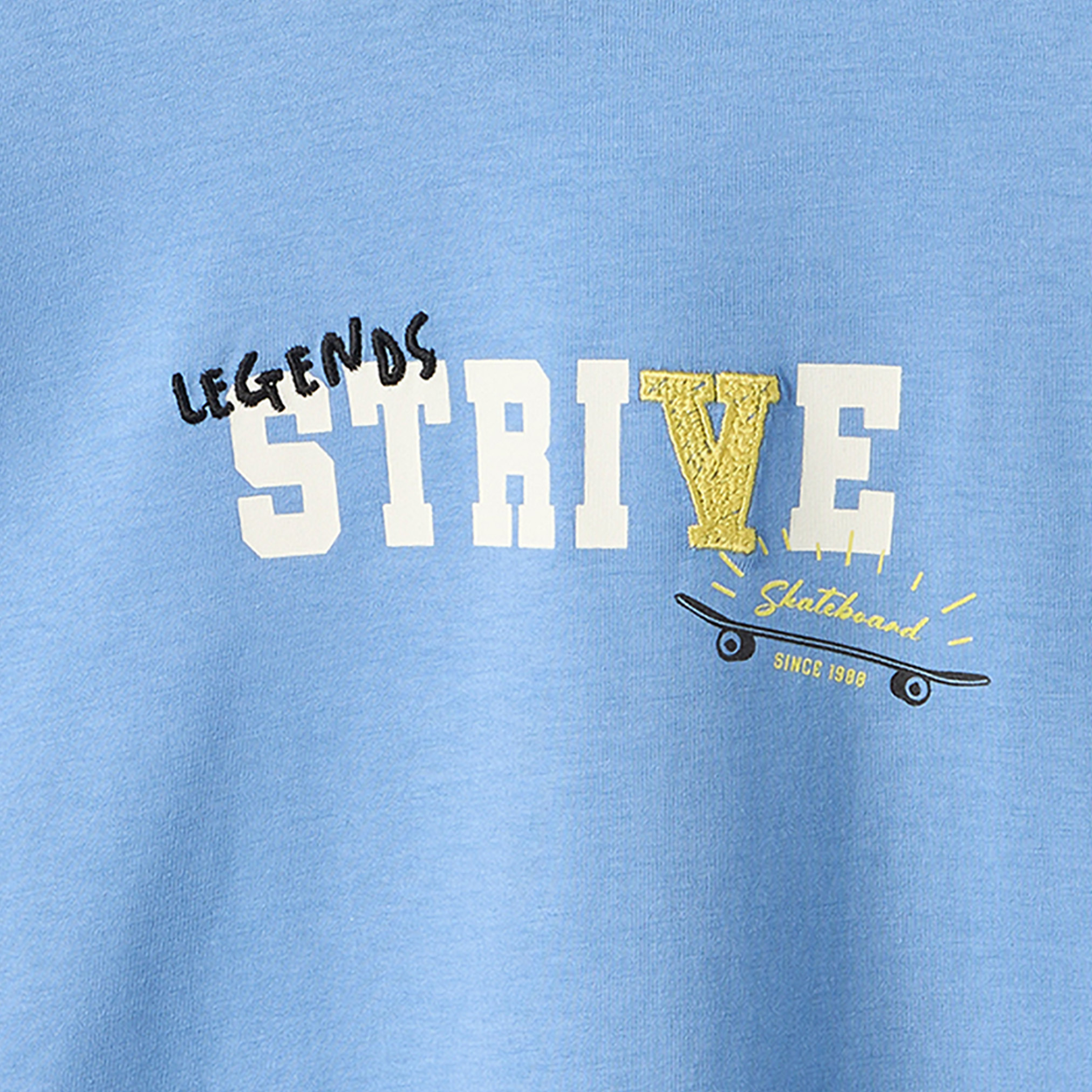 تيشيرت بياقة ضيقة وأكمام قصيرة وطبعات من جونيورز-boys-clothing-tshirtsandpolos-image-4