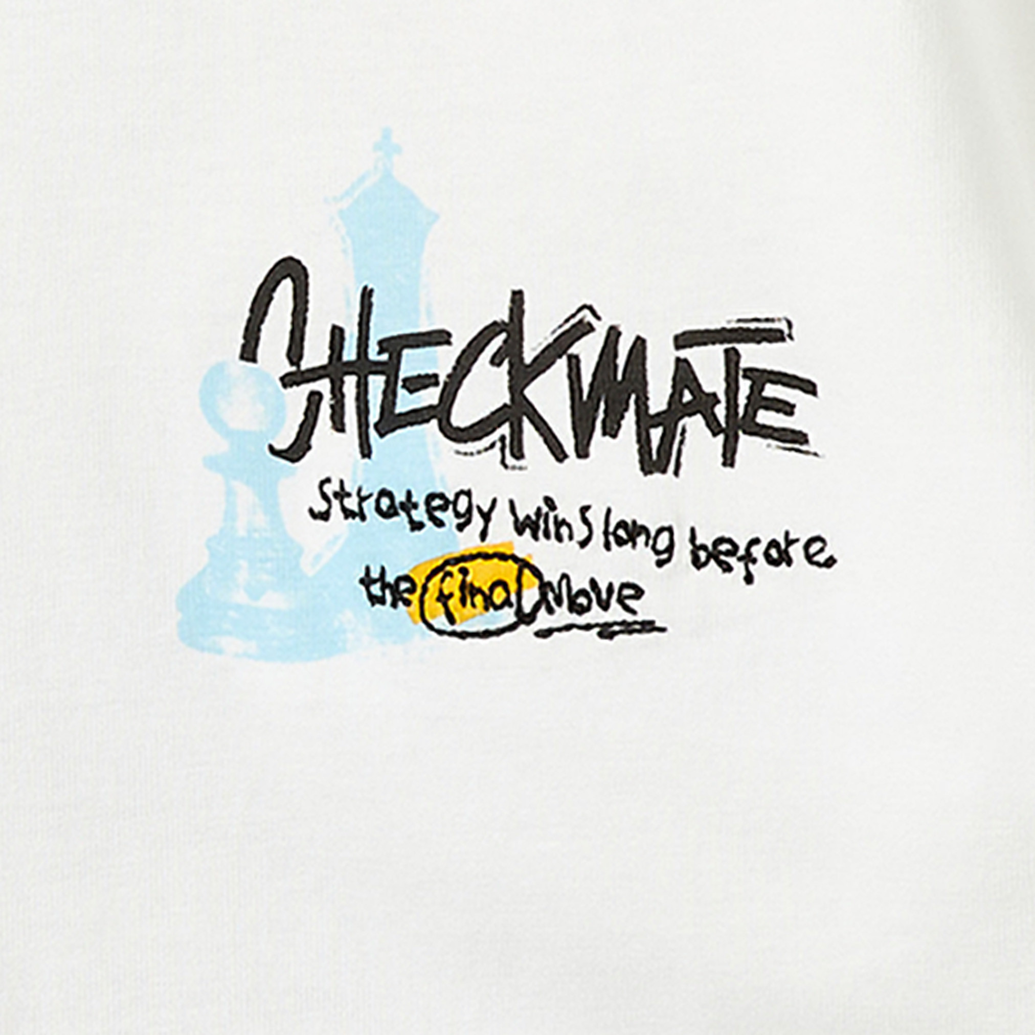 Juniors Crew Neck Short Sleeves T-shirt with Chess Print-boys-clothing-tshirtsandpolos-image-4
