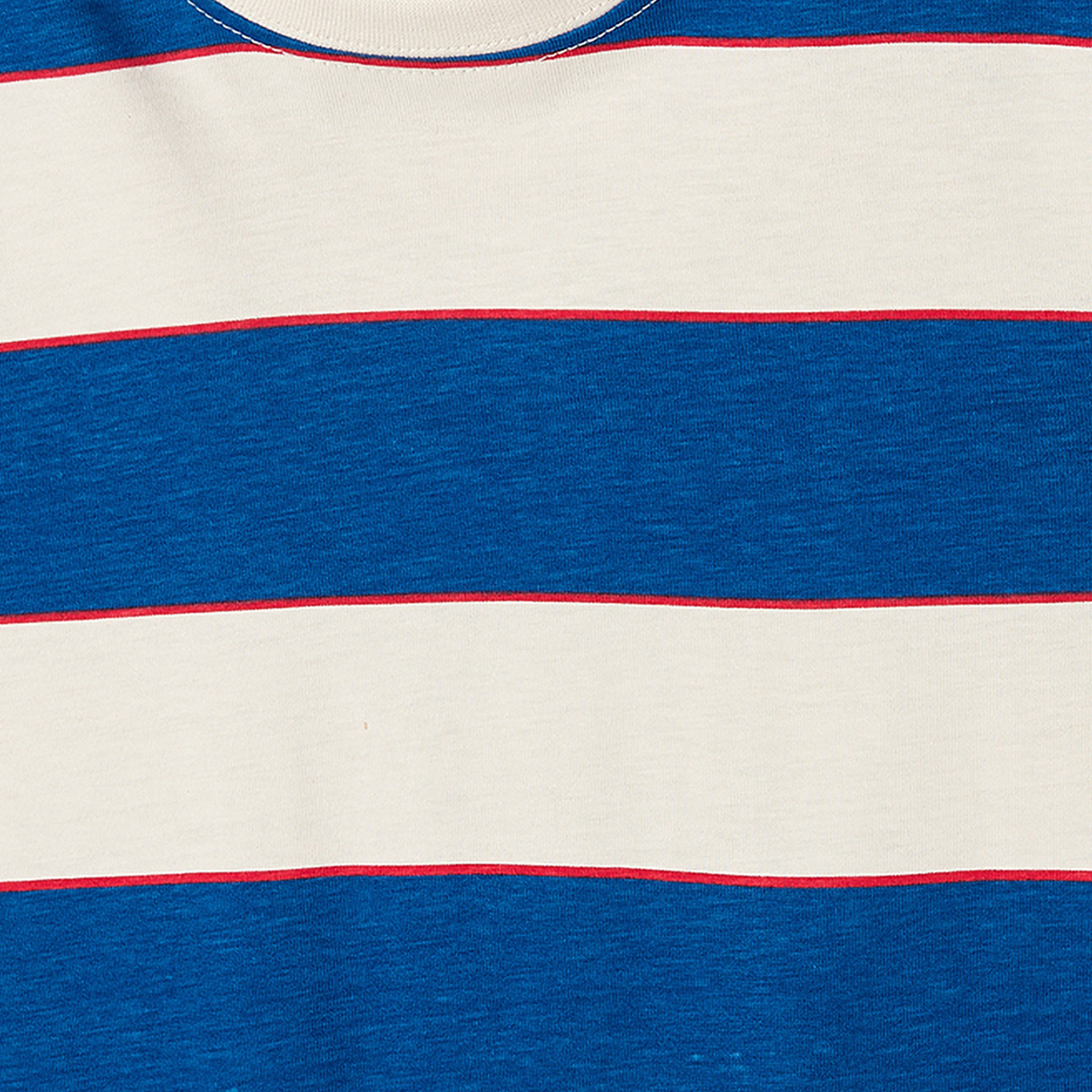 تيشيرت مخطط بياقة ضيقة وأكمام قصيرة من جونيورز-boys-clothing-tshirtsandpolos-image-4