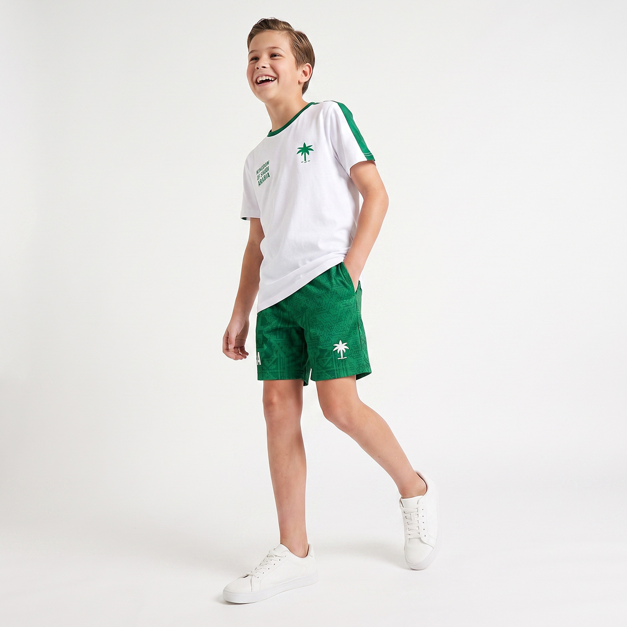 تيشيرت بطبعات وأكمام قصيرة وياقة ضيقة من جونيورز-boys-clothing-tshirtsandpolos-image-5