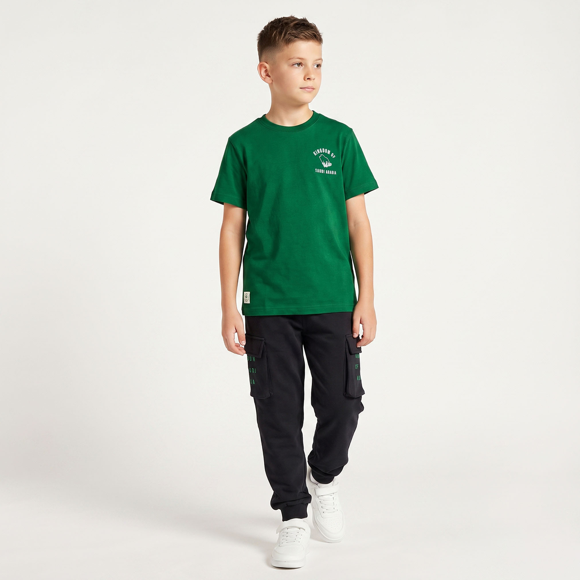 Juniors Crew Neck Short Sleeves T-shirt with Typography Print-boys-clothing-tshirtsandpolos-image-3
