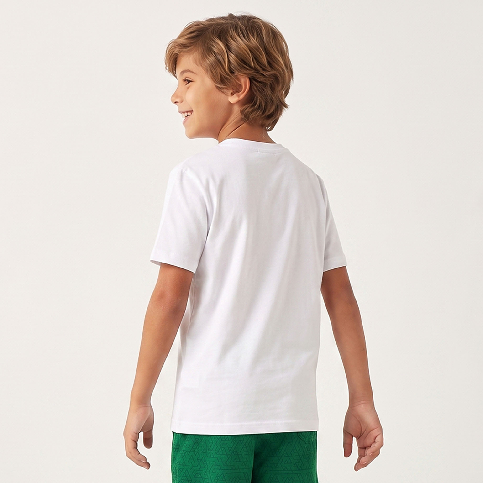 Juniors Crew Neck Short Sleeves T-shirt with Typography Print-boys-clothing-tshirtsandpolos-image-2