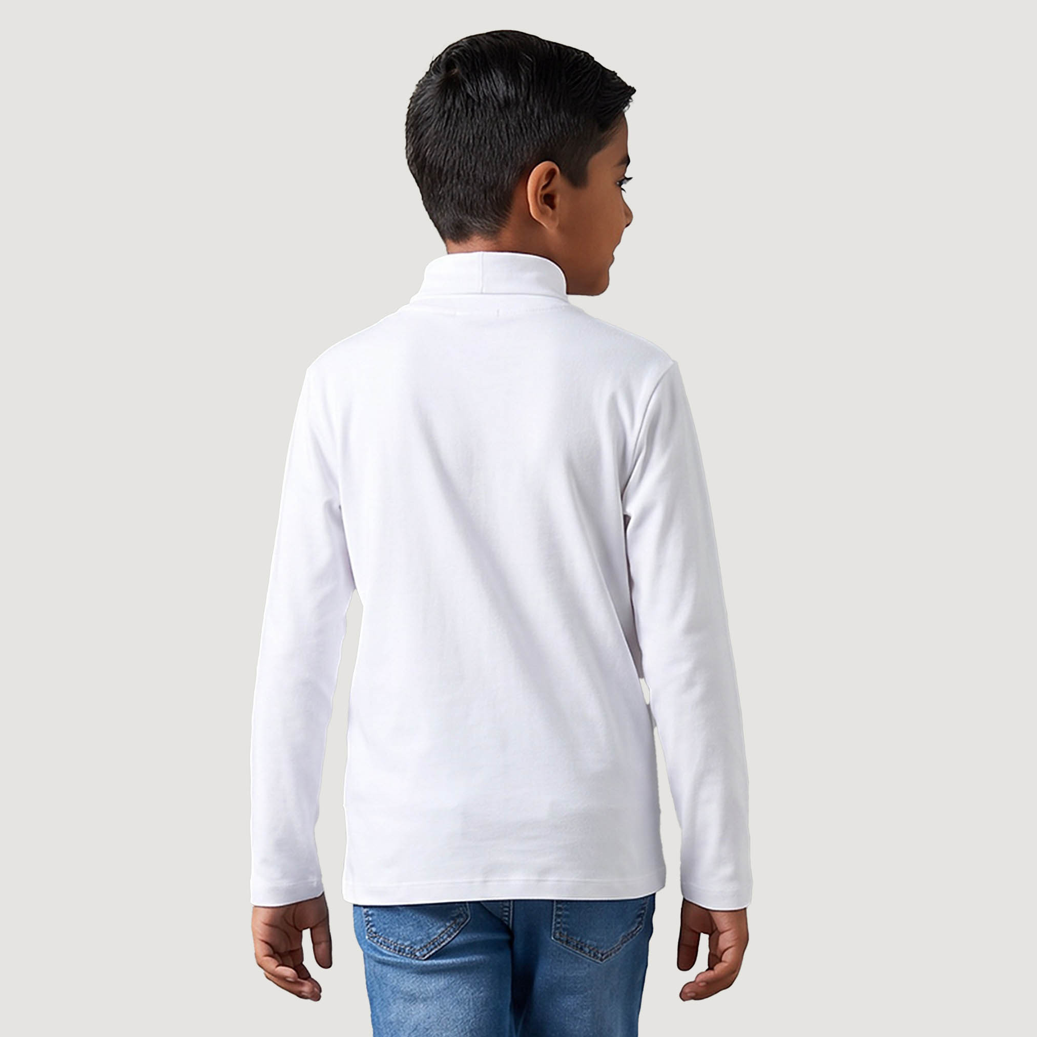 Juniors High Neck Long Sleeves T-shirt-boys-clothing-tshirtsandpolos-image-3