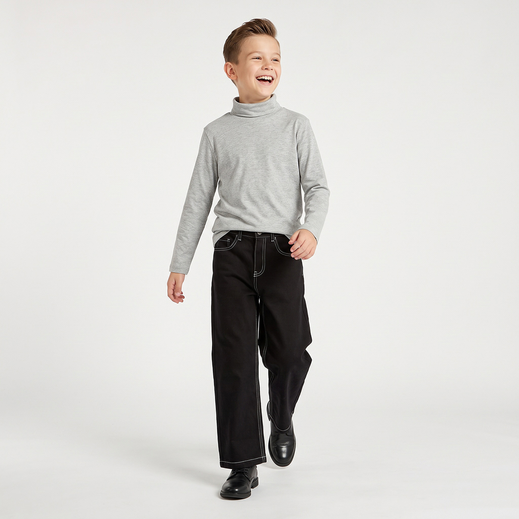 Juniors Turtleneck Long Sleeves T-shirt-boys-clothing-tshirtsandpolos-image-5