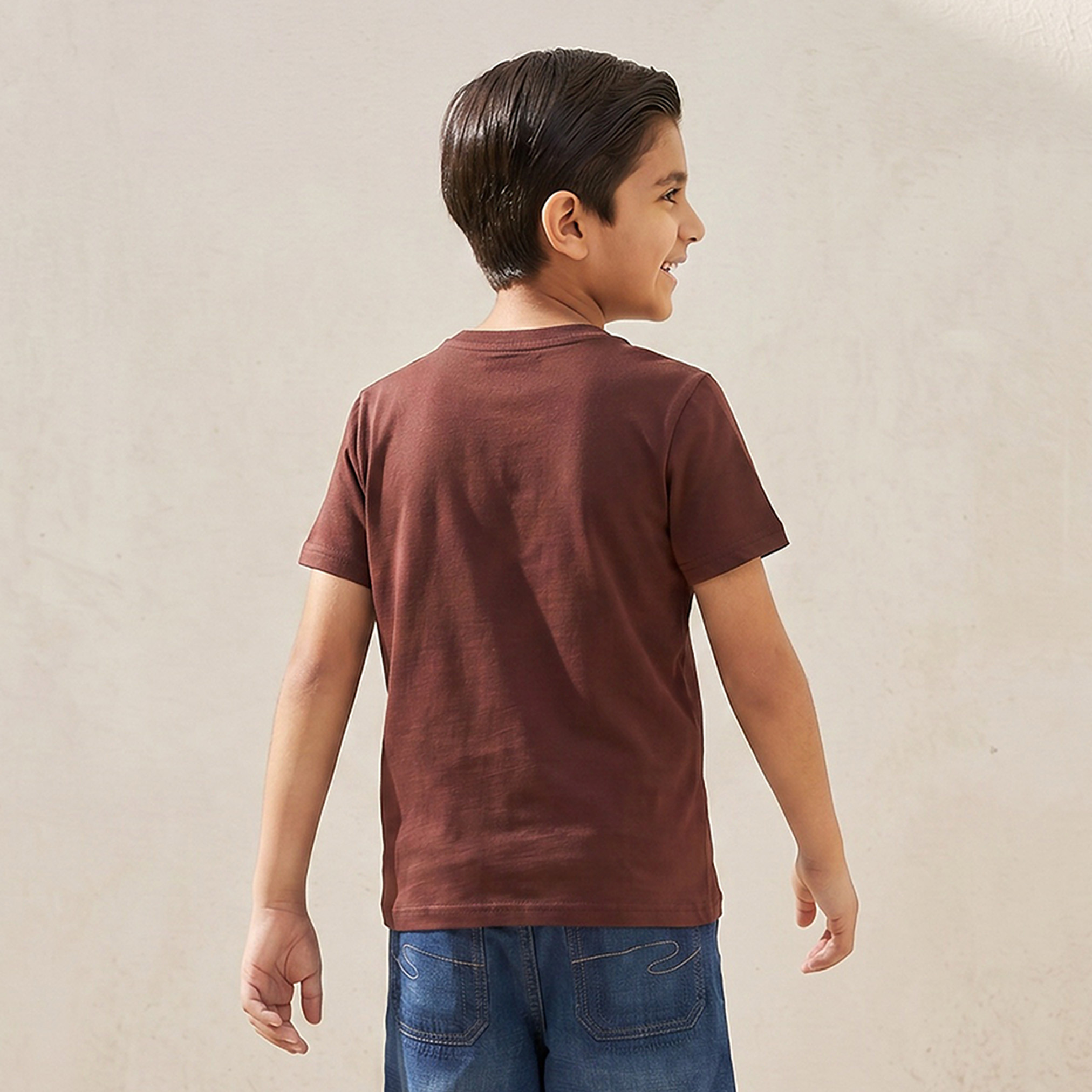 Juniors Crew Neck Short Sleeves T-shirt with Skateboard Print-boys-clothing-tshirtsandpolos-image-3