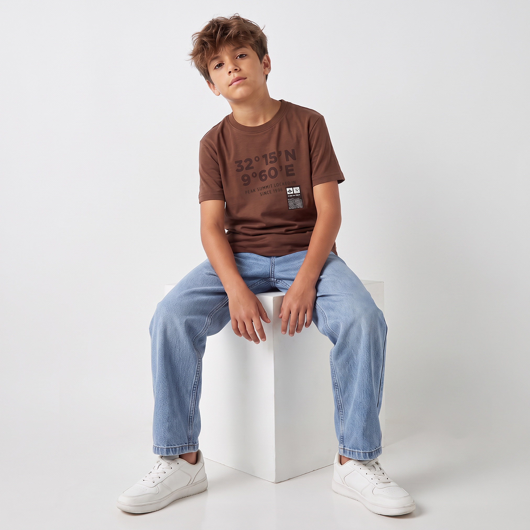 Juniors Crew Neck Short Sleeves T-shirt with Graphic Print-boys-clothing-tshirtsandpolos-image-5